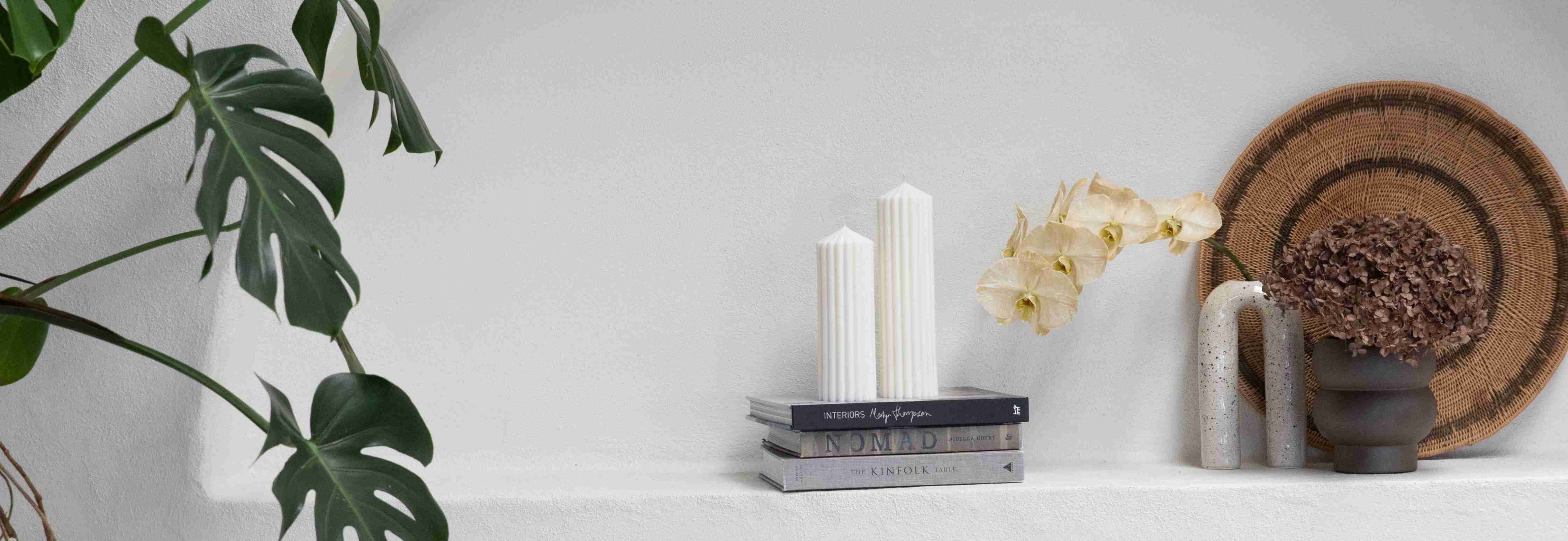 Ridge Ribbed Candles