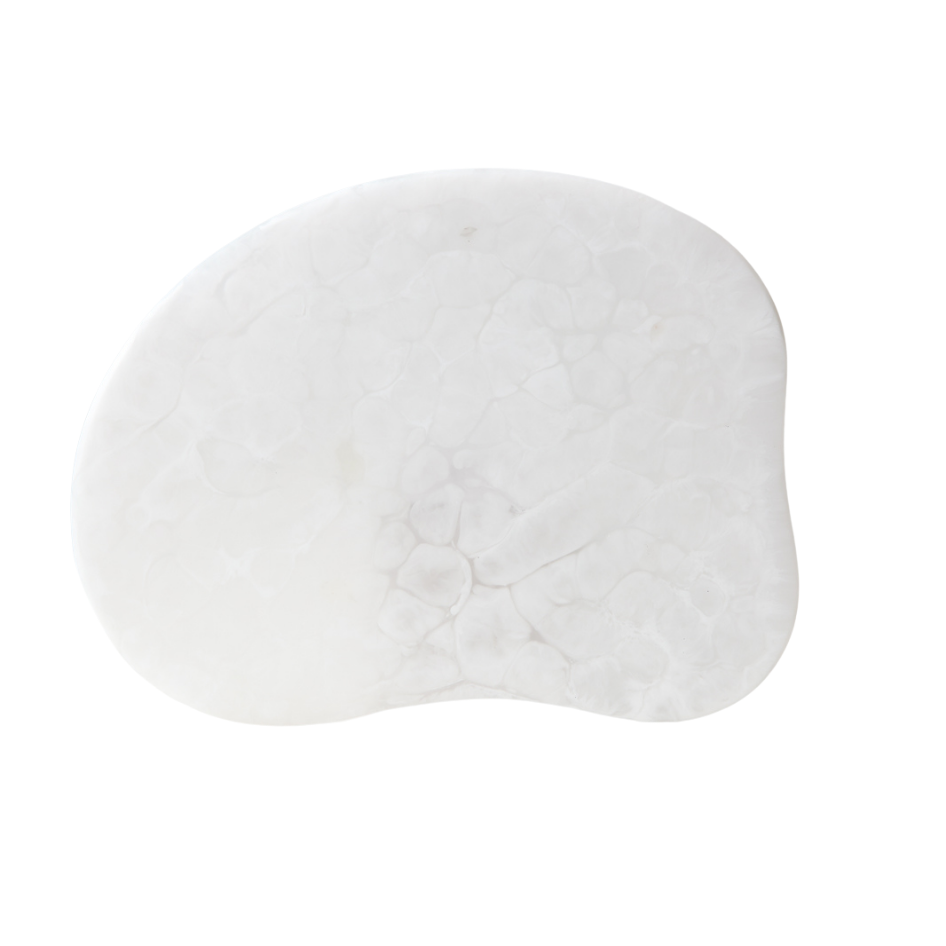 Resin Cheese Plate White