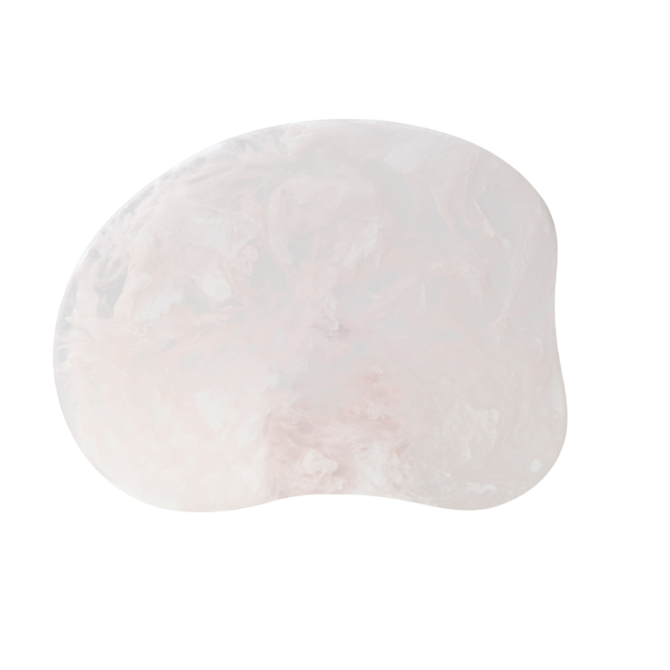 Resin Cheese Plate Pink