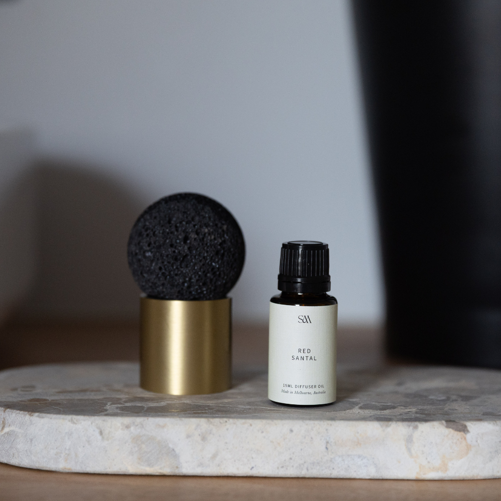 Red Santal Brass Scented Diffuser