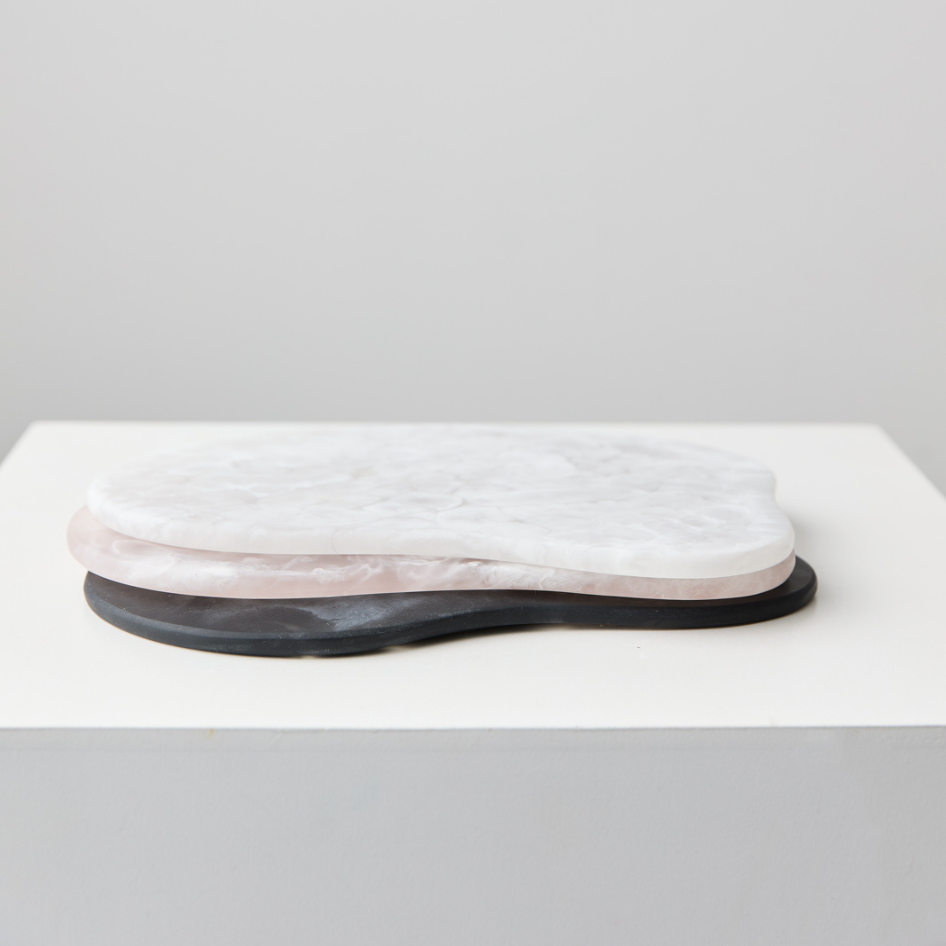 Resin Cheese Plate White