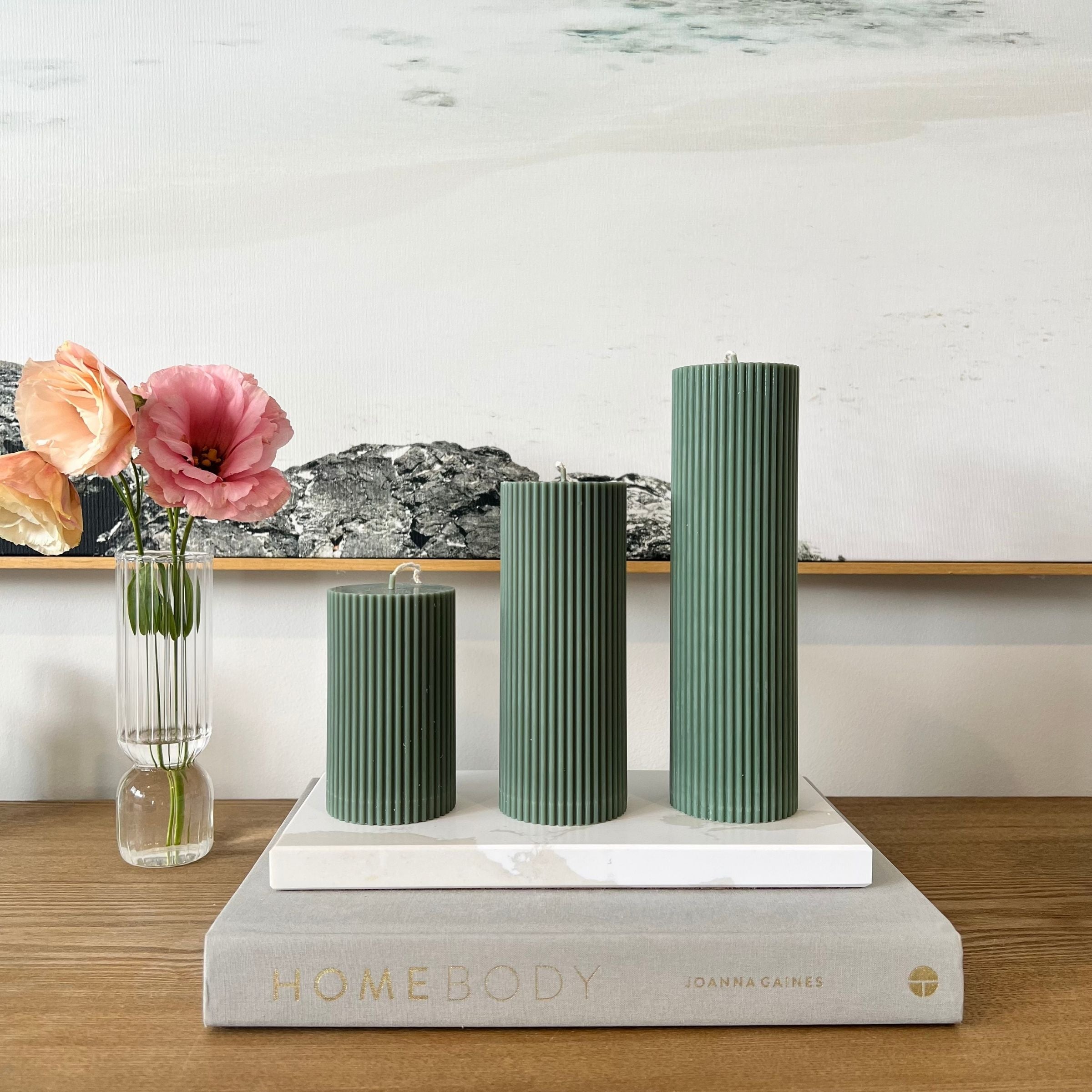 Calacatta Maximus™ Quartz Rectangle Candle Tray | Aureliia Collection