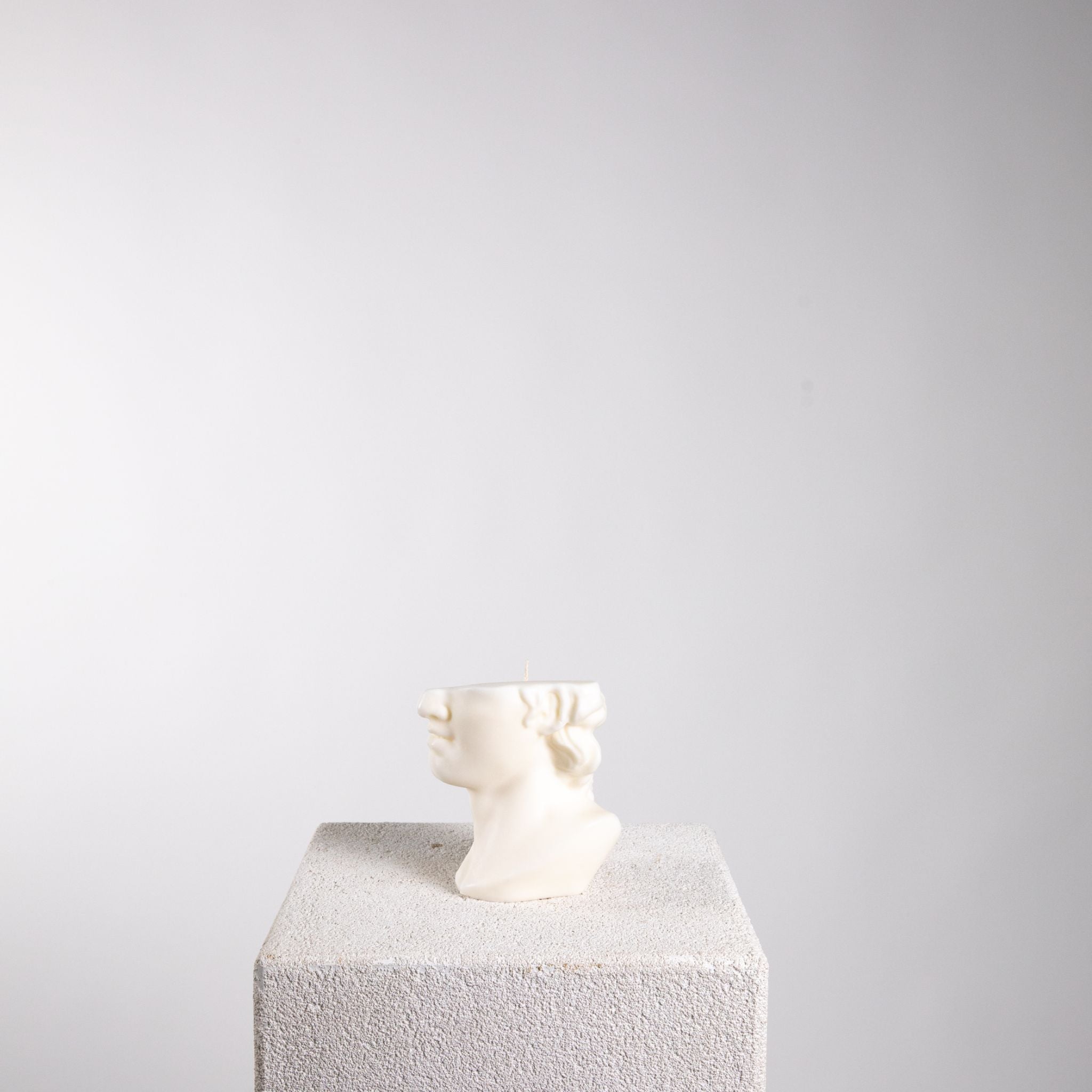 Fragmentary Colossal Bust Sculptural Soy Wax Candle