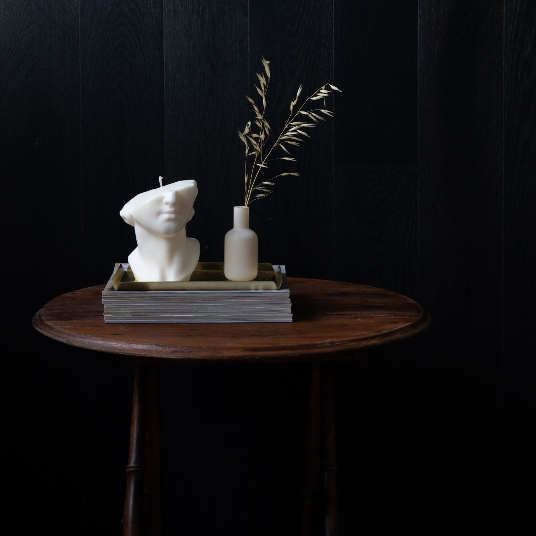 Fragmentary Colossal Bust Sculptural Soy Wax Candle