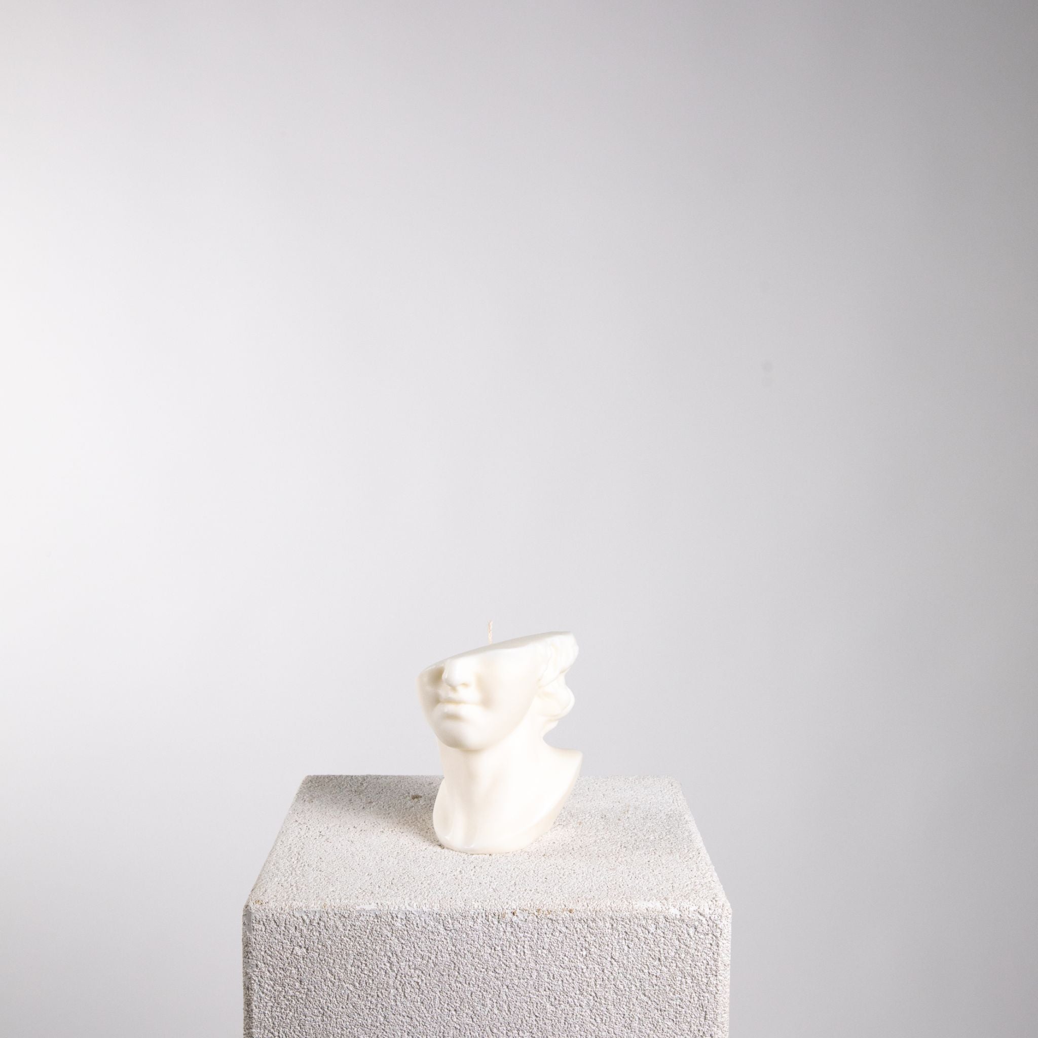 Fragmentary Colossal Bust Sculptural Soy Wax Candle