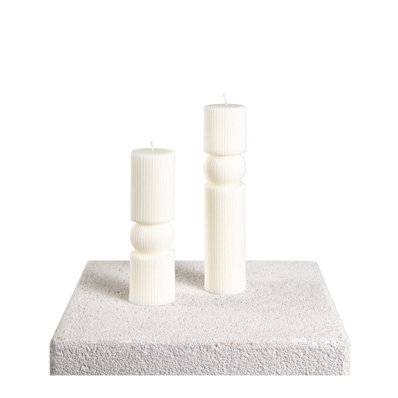 Jessie Sculptural Soy Wax Candle Tall