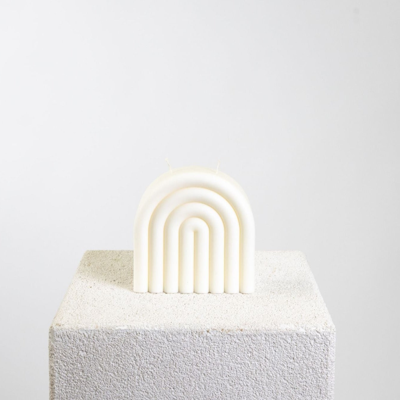 Rainbow Arch Sculptural Soy Wax Candle Large