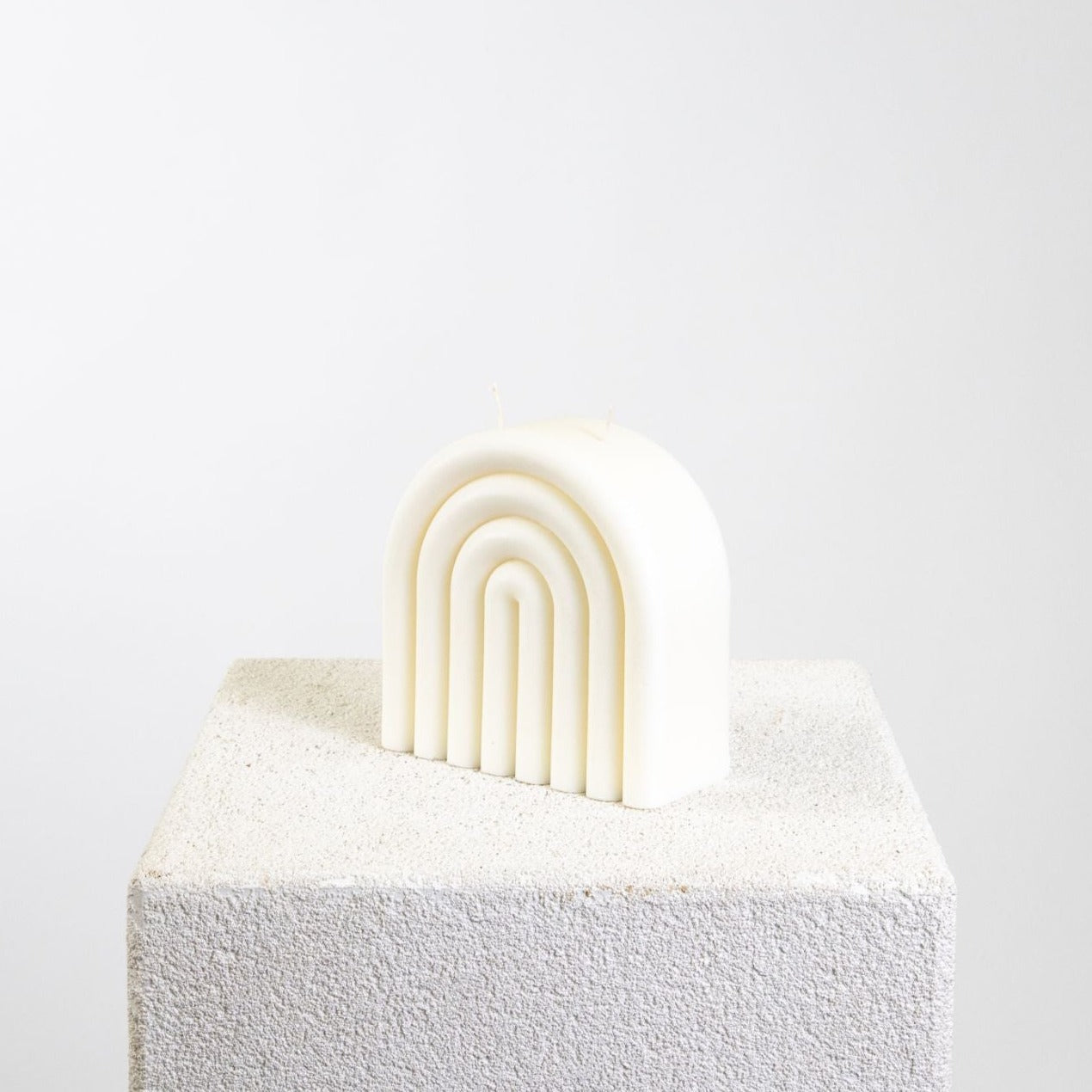 Rainbow Arch Sculptural Soy Wax Candle Large