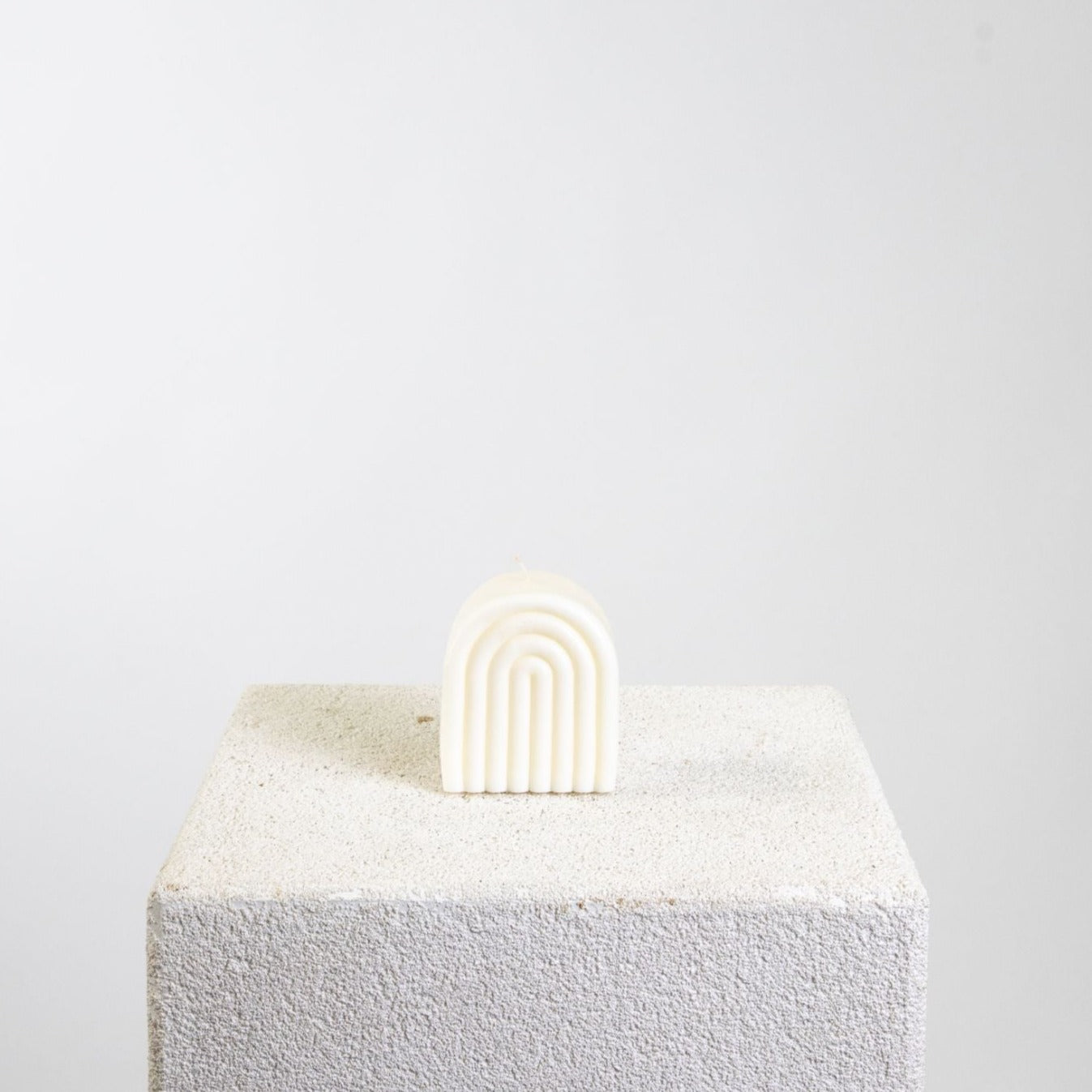 Rainbow Arch Sculptural Soy Wax Candle Large