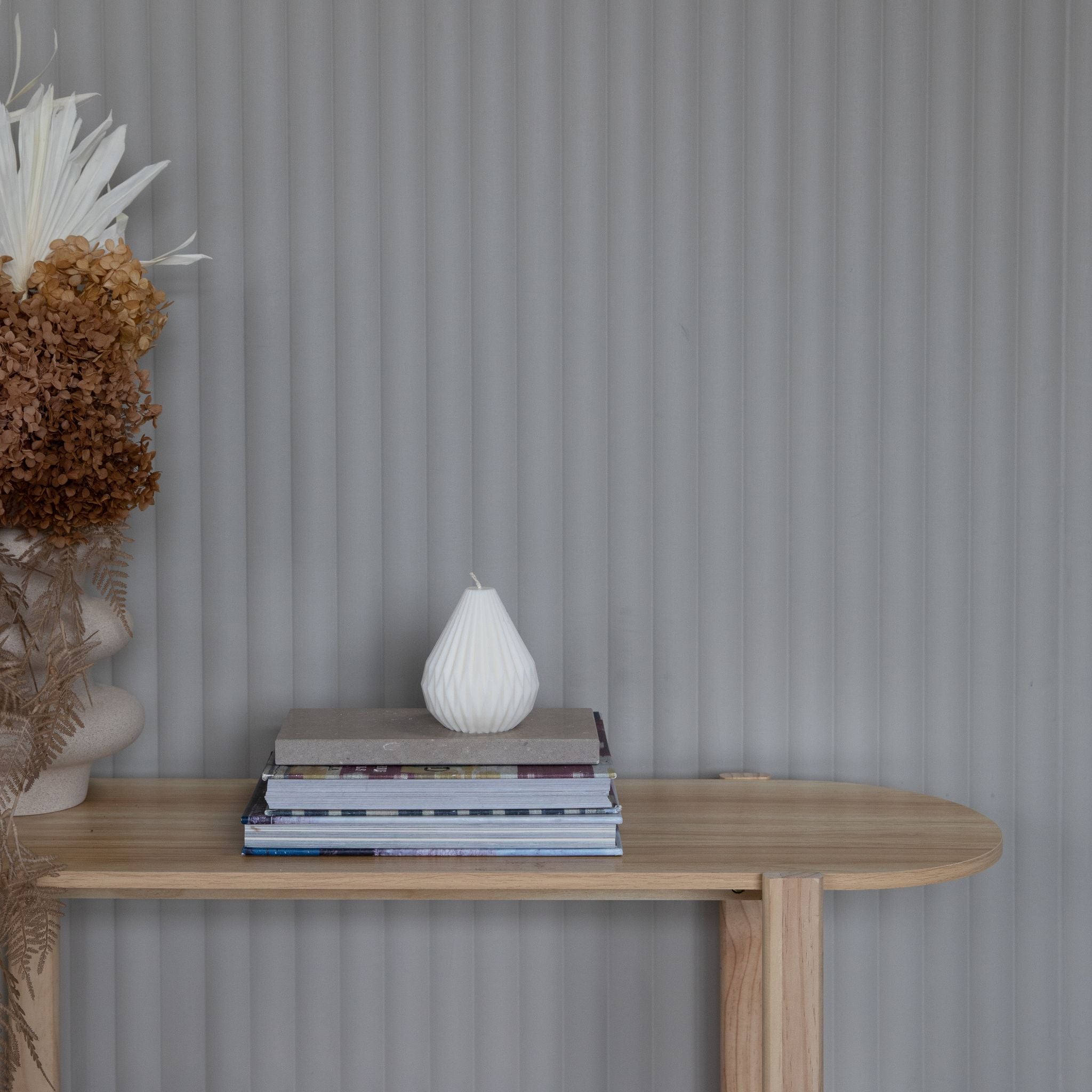 Origami Pear Sculptural Soy Wax Candle Small