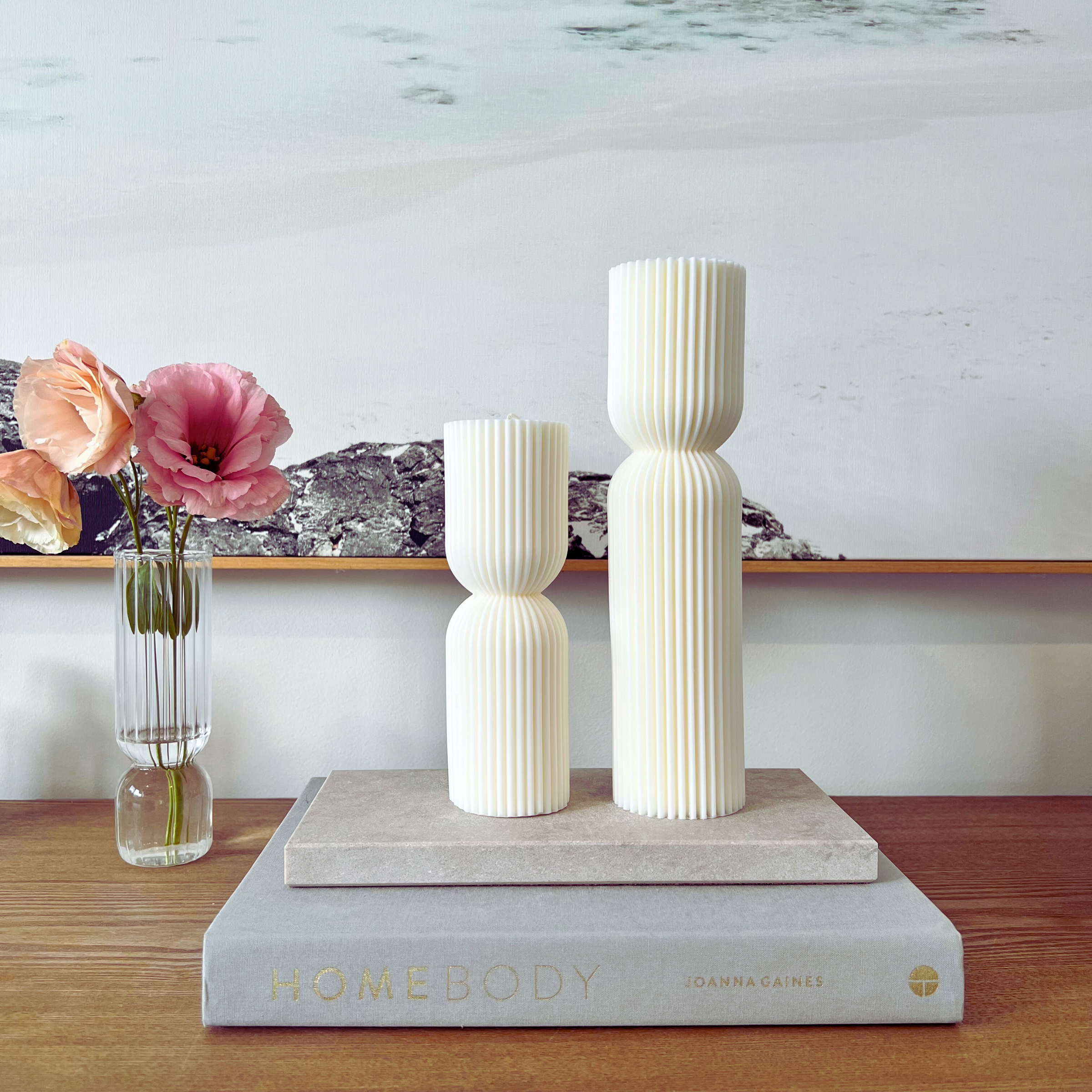 Primordia Quartz Rectangle Candle Tray | Aureliia Collection