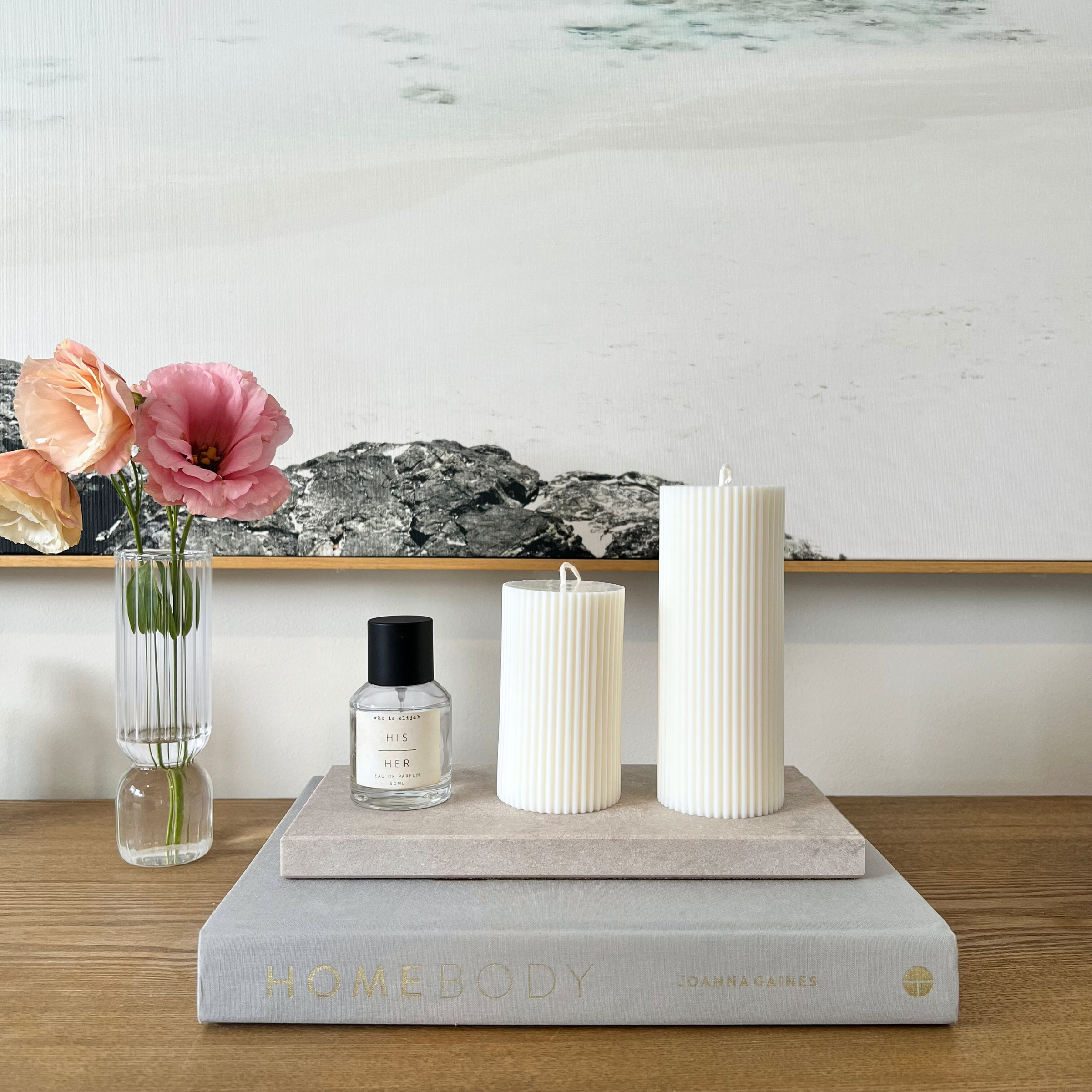 Primordia Quartz Rectangle Candle Tray | Aureliia Collection