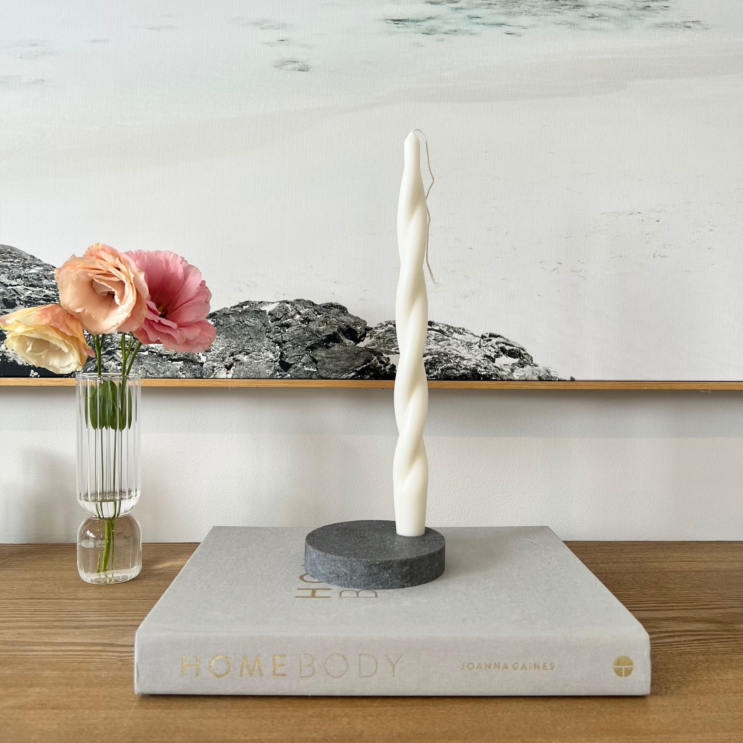 Rugged Concrete™ Quartz Round Single Candle Holder | Aureliia Collection | Candle Holder | Accessories, Aureliia Collection, Candle Holder, Candle Holders, Candle Tray, Candle Trays, htf_exclude | Aureliia Collection