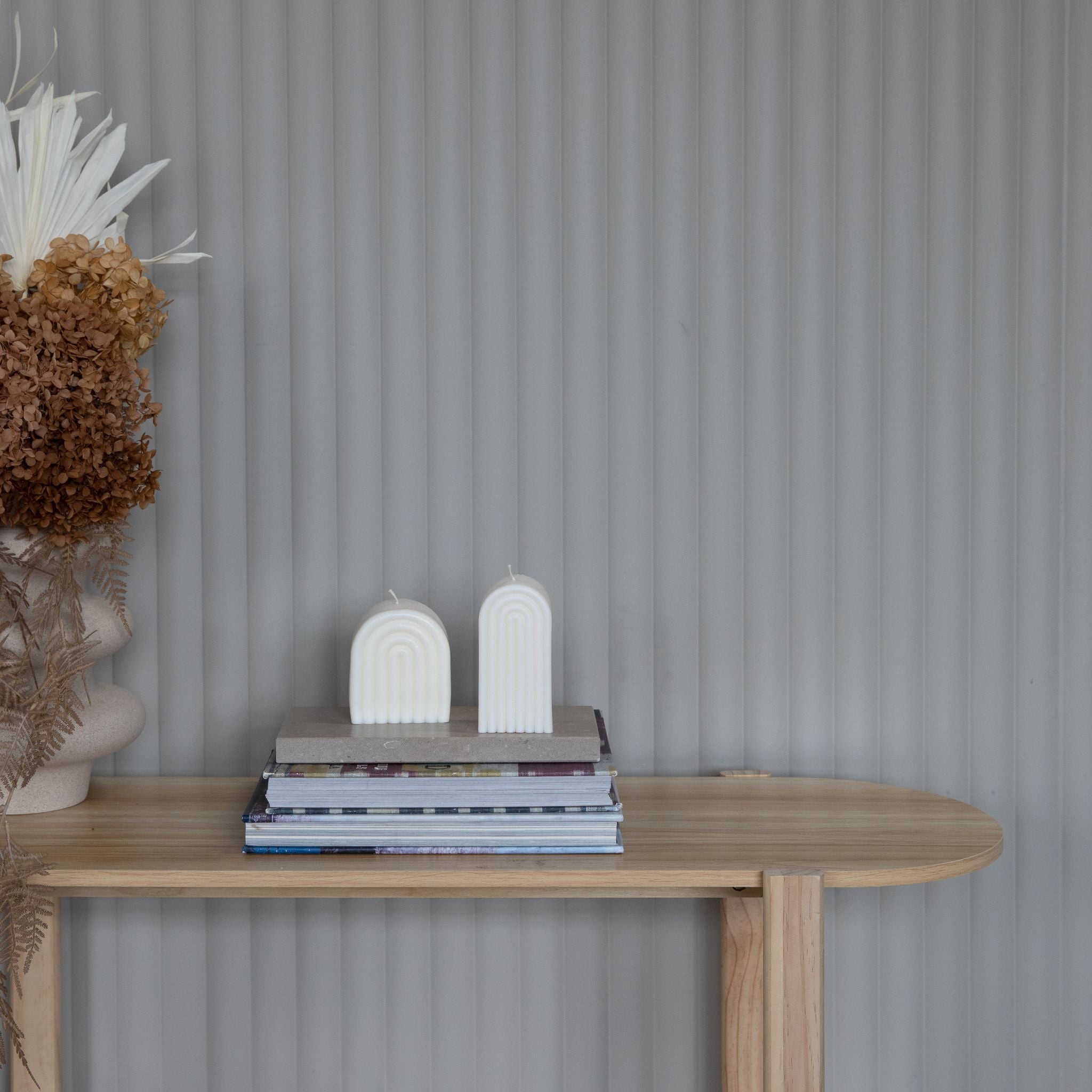 Rainbow Arch Sculptural Soy Wax Candle Large