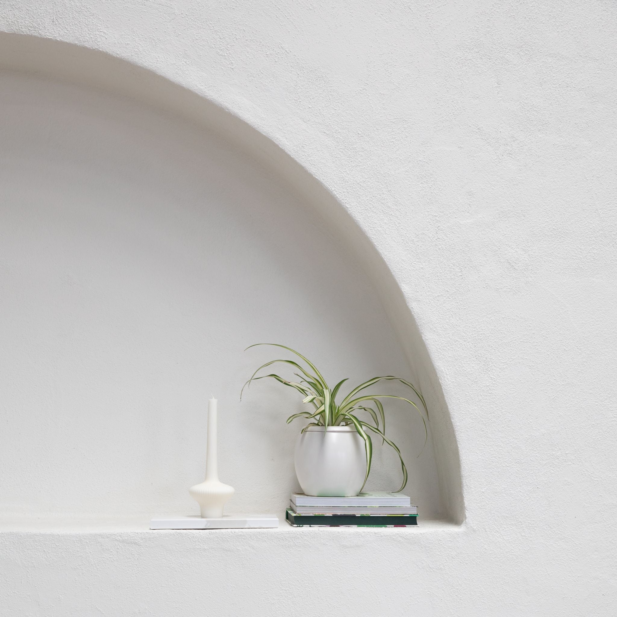 Ridge Lantern Sculptural Soy Wax Candle Tall