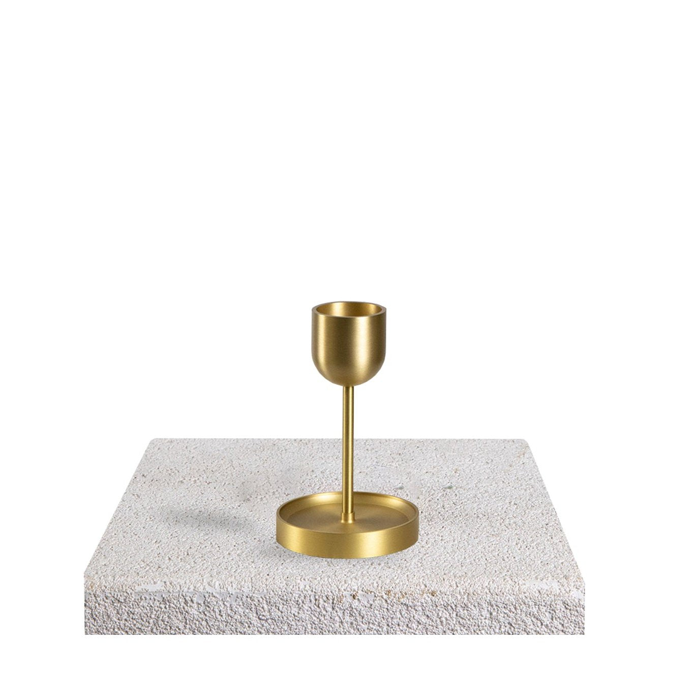 Three Way Tall Brass Candle Holder