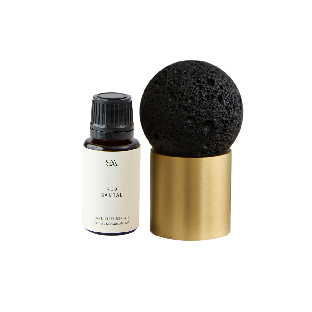Red Santal Brass Scented Diffuser