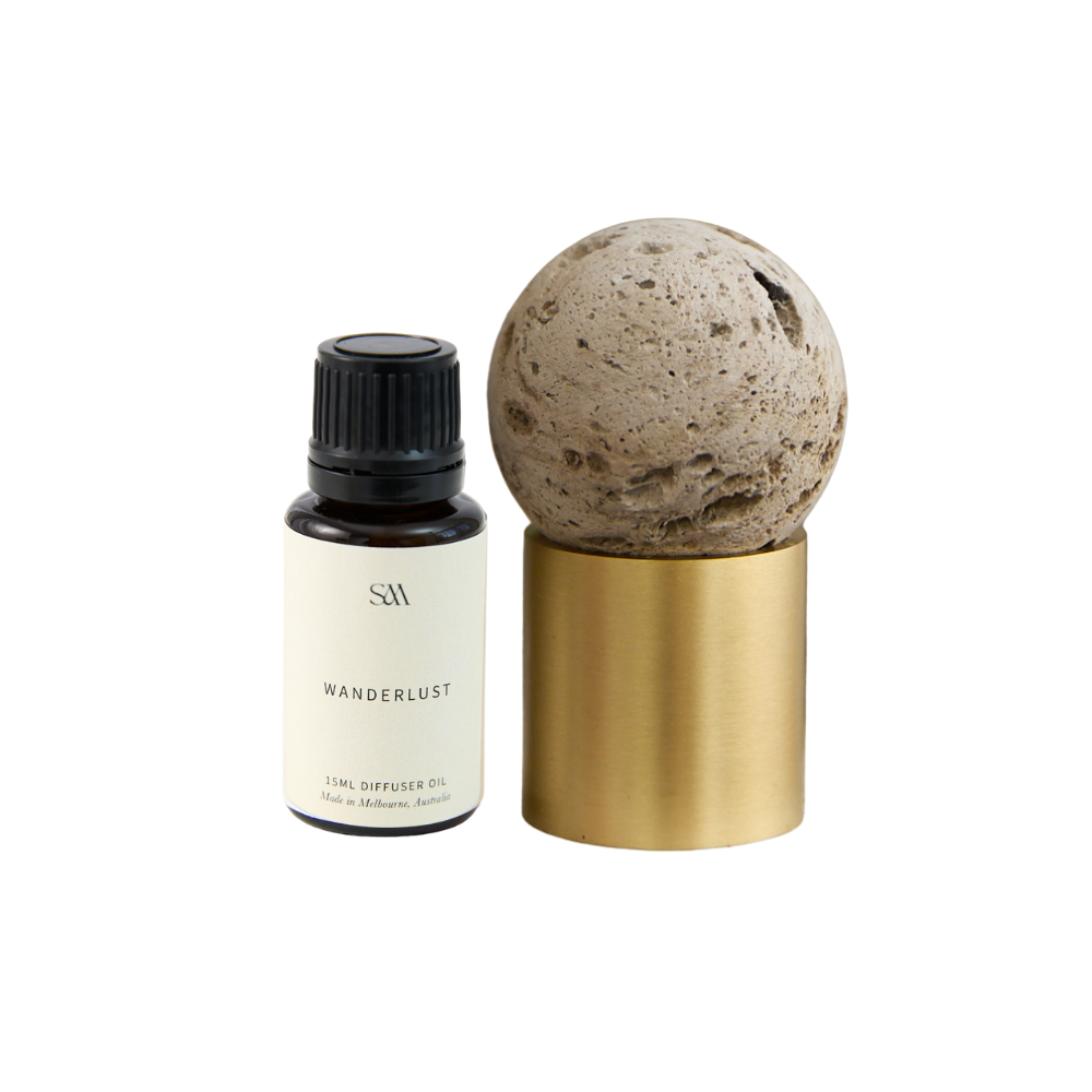 Wanderlust Brass Scented Diffuser