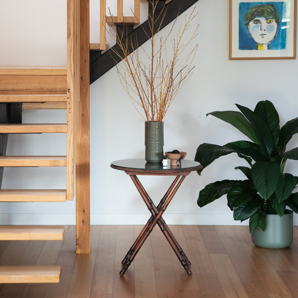 Studio McKenna Lahar Diffuser styled in a minimal interior with natural light and soft textures