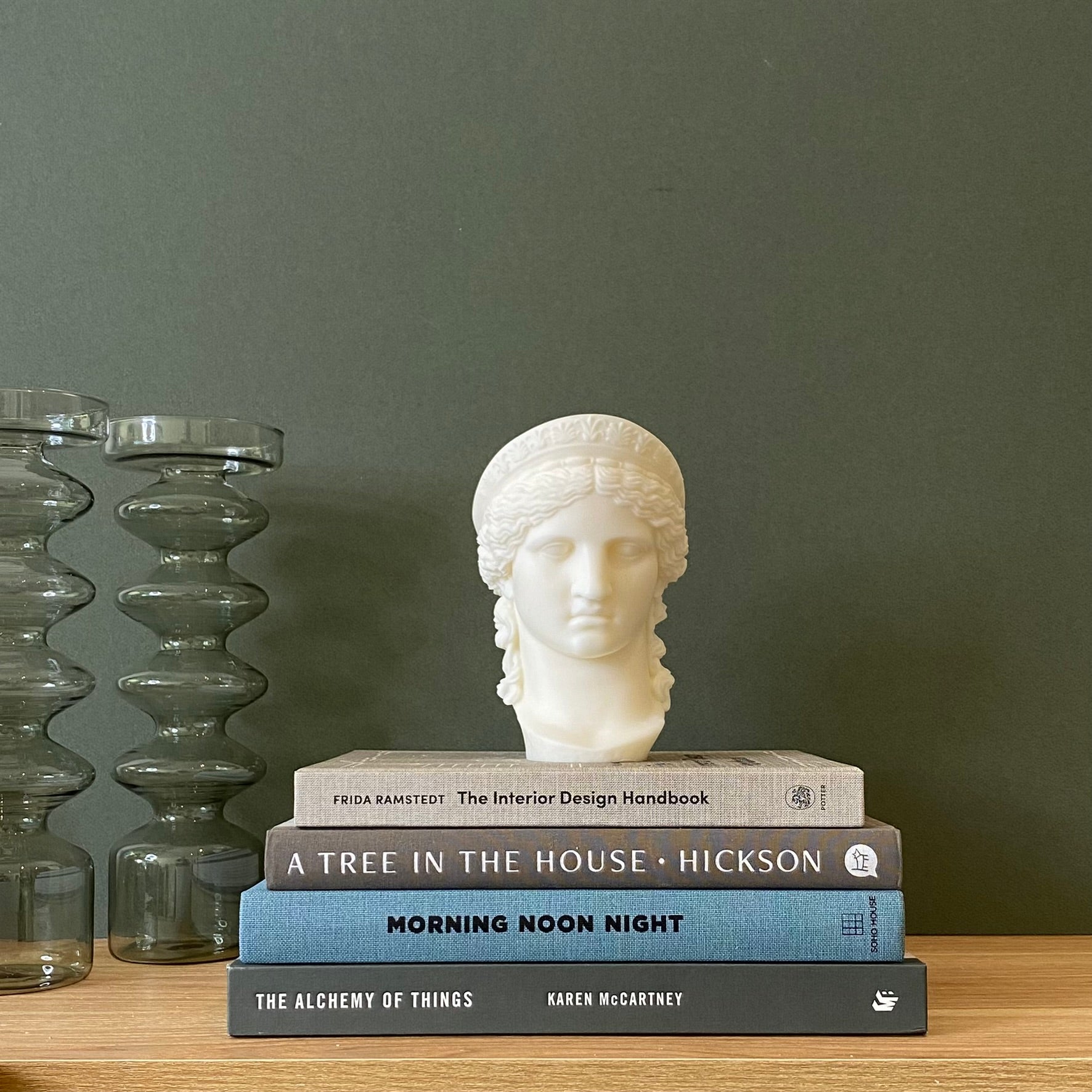 Hera Bust Sculptural Soy Wax Candle