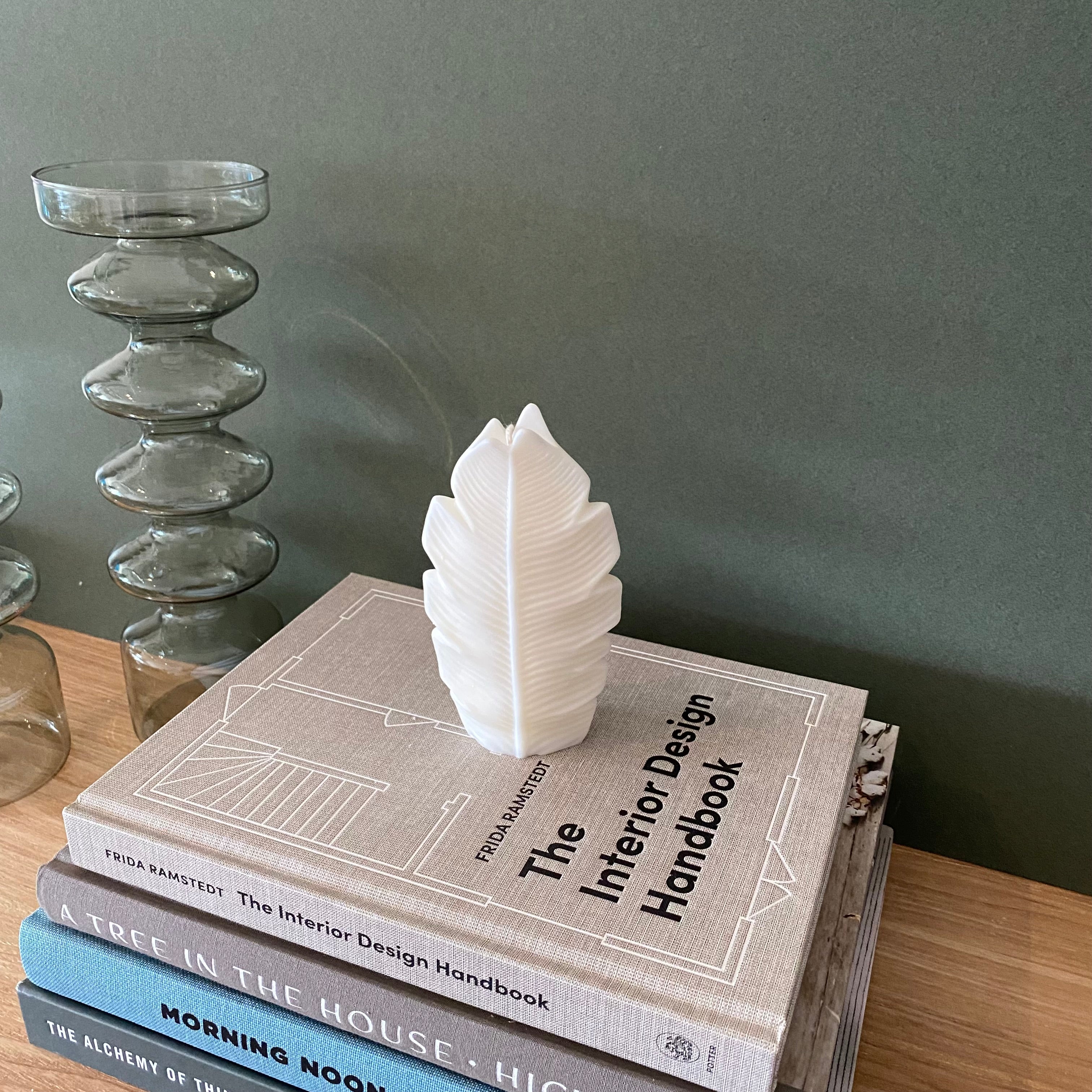 Feather Sculptural Soy Wax Candle