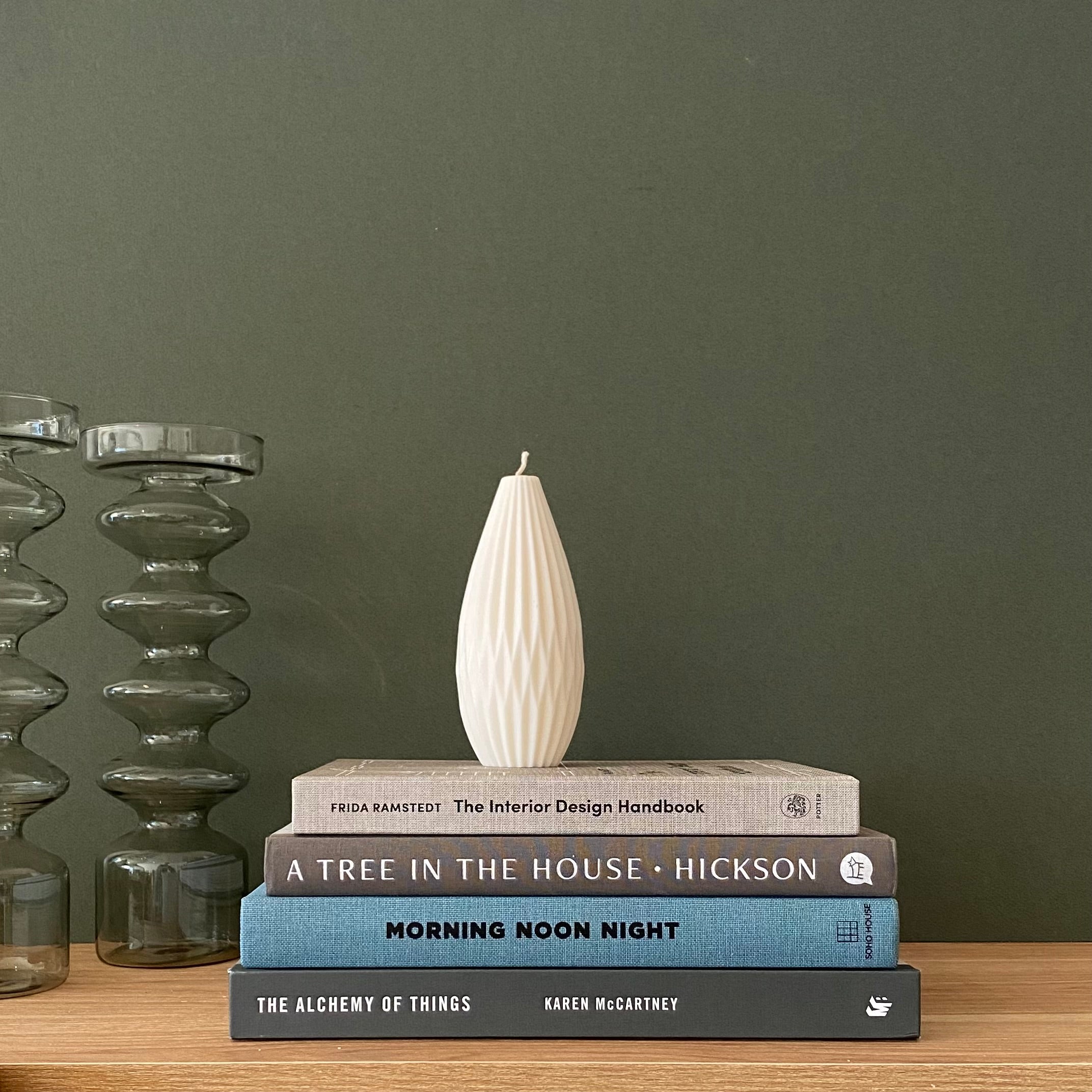 Origami Lantern Sculptural Soy Wax Candle