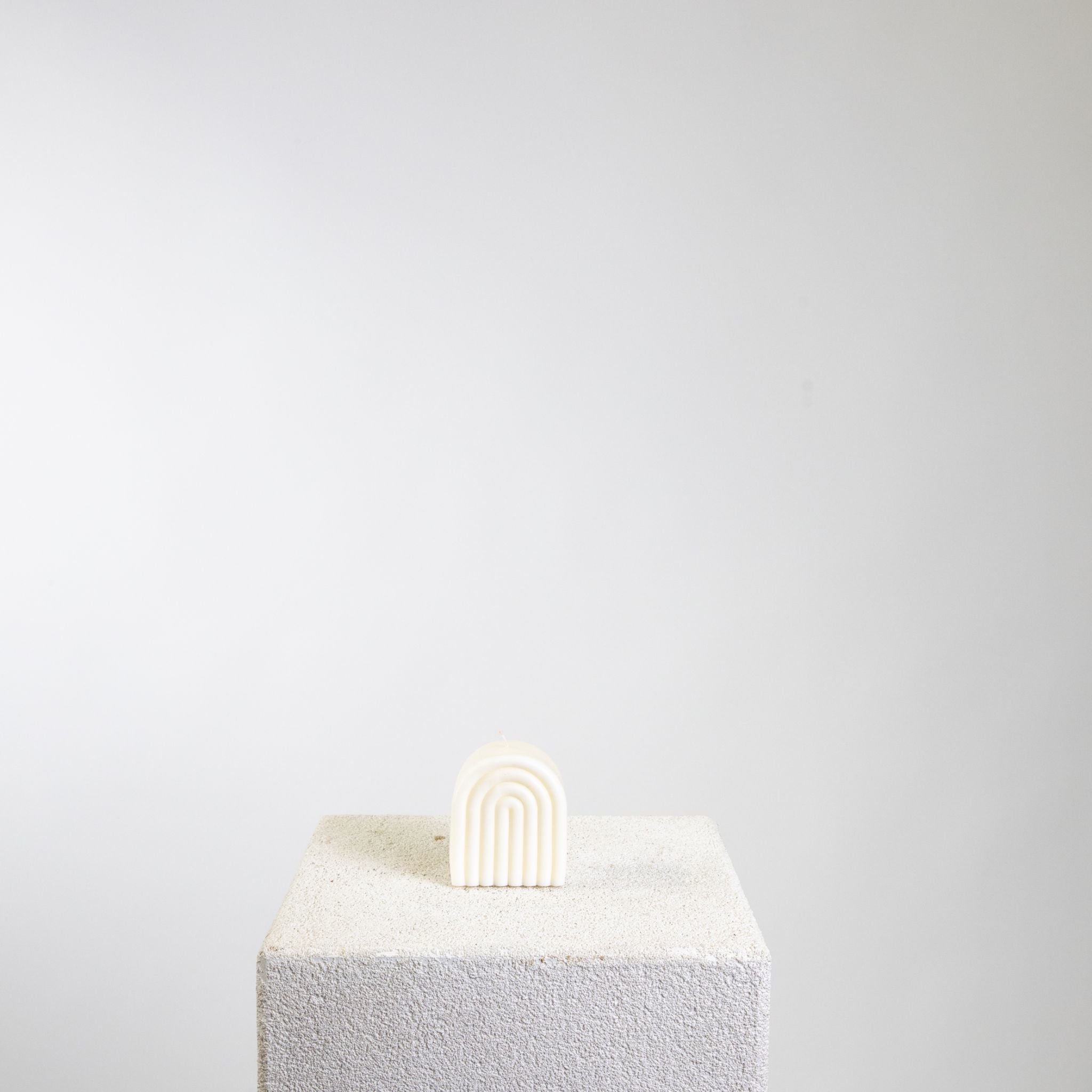 Rainbow Arch Sculptural Soy Wax Candle Large