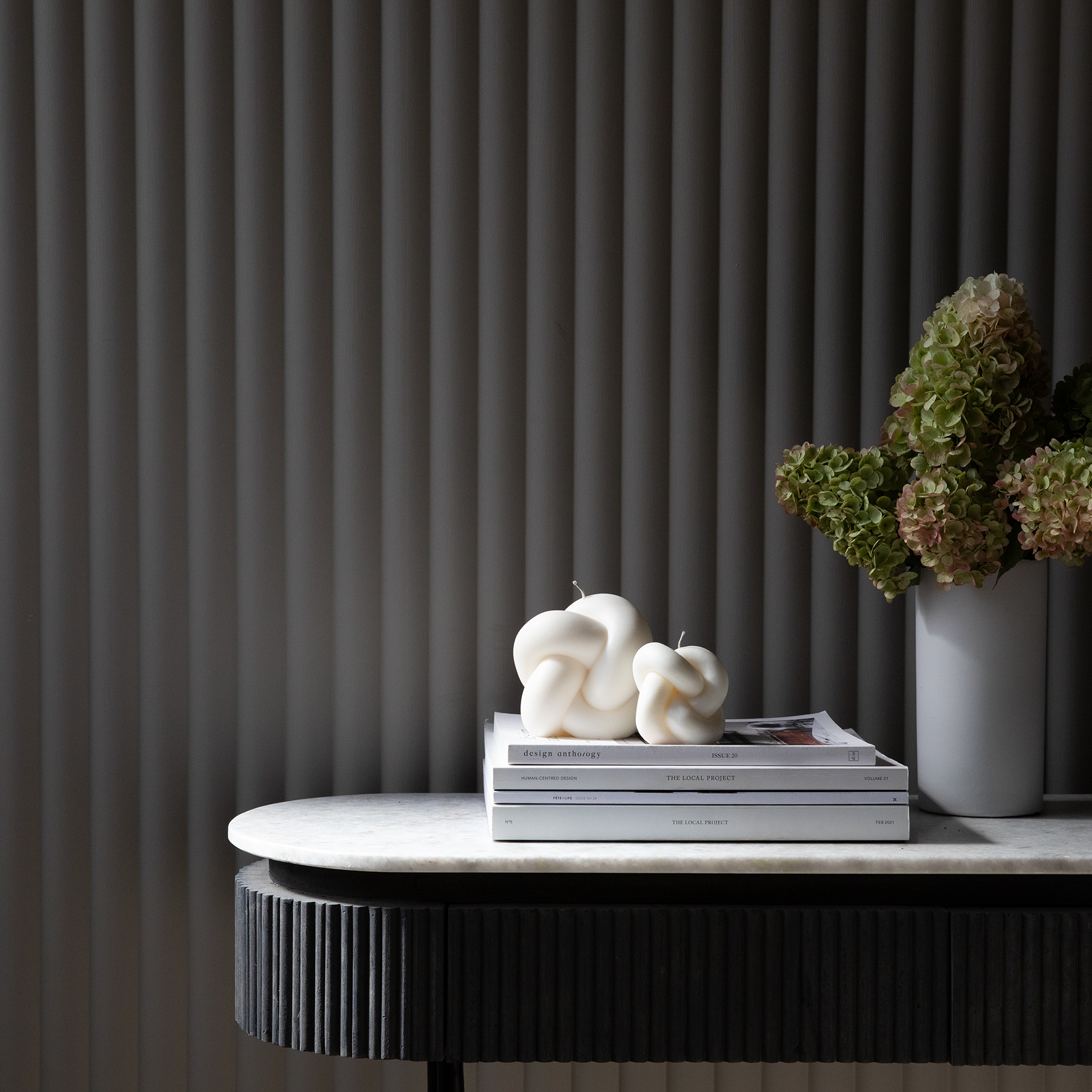 Knot Sculptural Soy Wax Candle Small