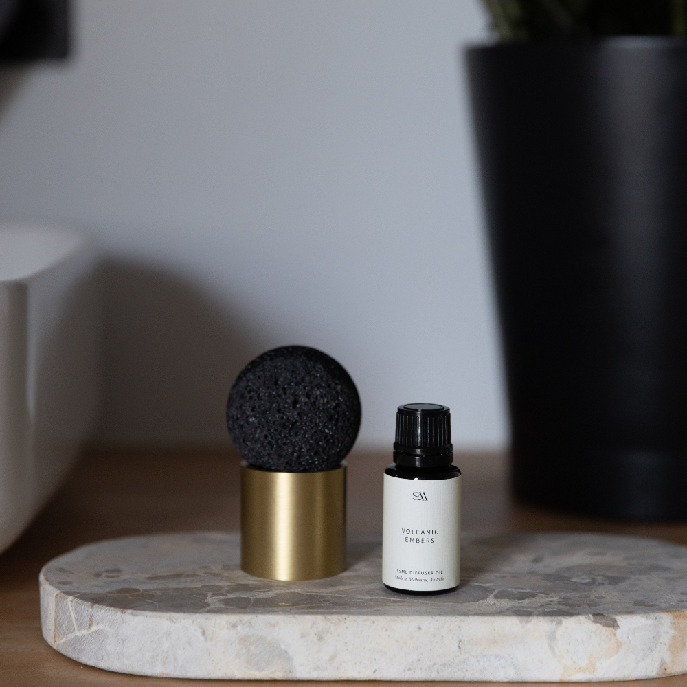 Volcanic Embers Fig Brass Scented Diffuser