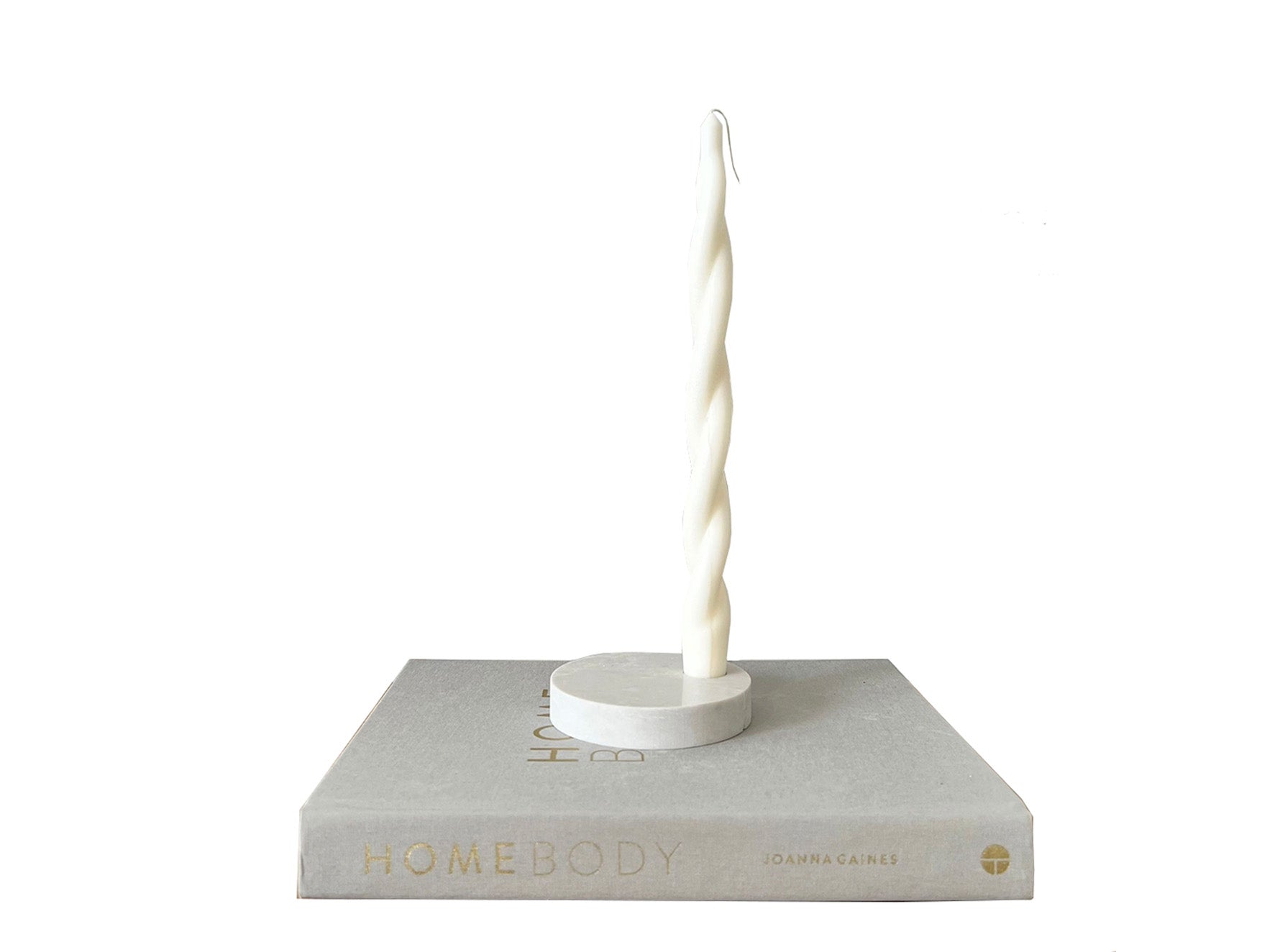 Alpine Mist™ Quartz Round Single Candle Holder | Aureliia Collection