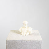 Aristotle Bust Sculptural White Soy Wax Candle