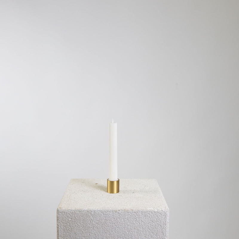 Two Way Brass Taper Candle Holder