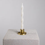 Three Way Low Brass Candle Holder