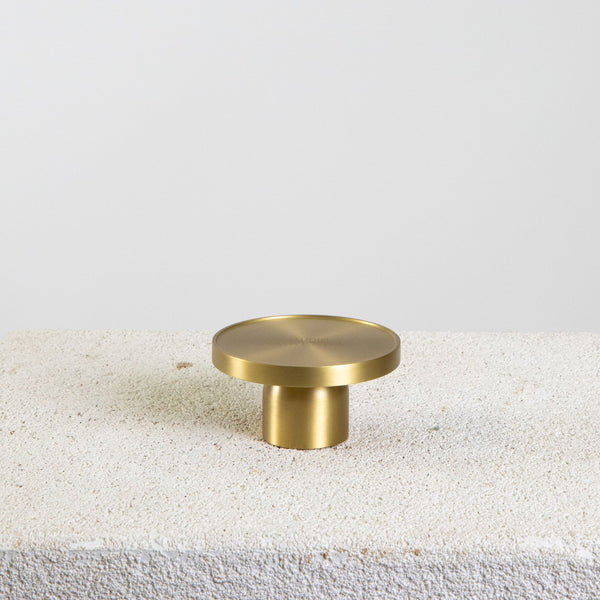 Three Way Low Brass Candle Holder