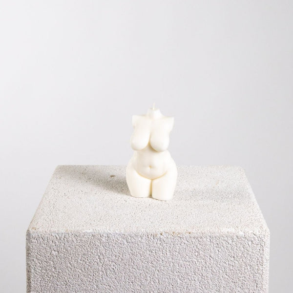 Busty Torso Sculptural Soy Wax Candle | Candle, Torso | Studio McKenna
