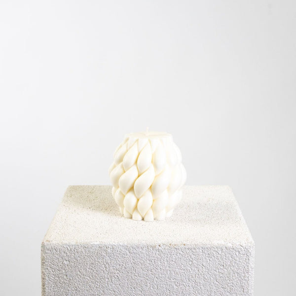 Chunky Knit Sculptural Soy Wax Candle | Candle, Decor | Studio McKenna