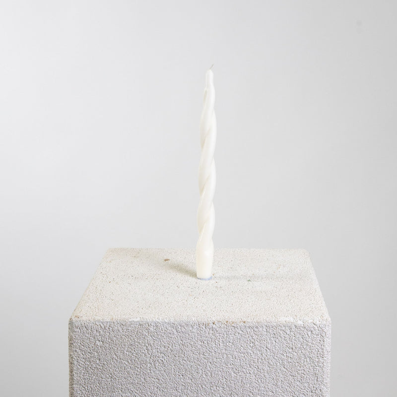 Chunky Twist Pillar Soy Wax Candle