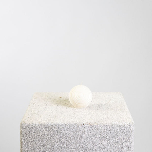 Contour Ball Sculptural Soy Wax Candle