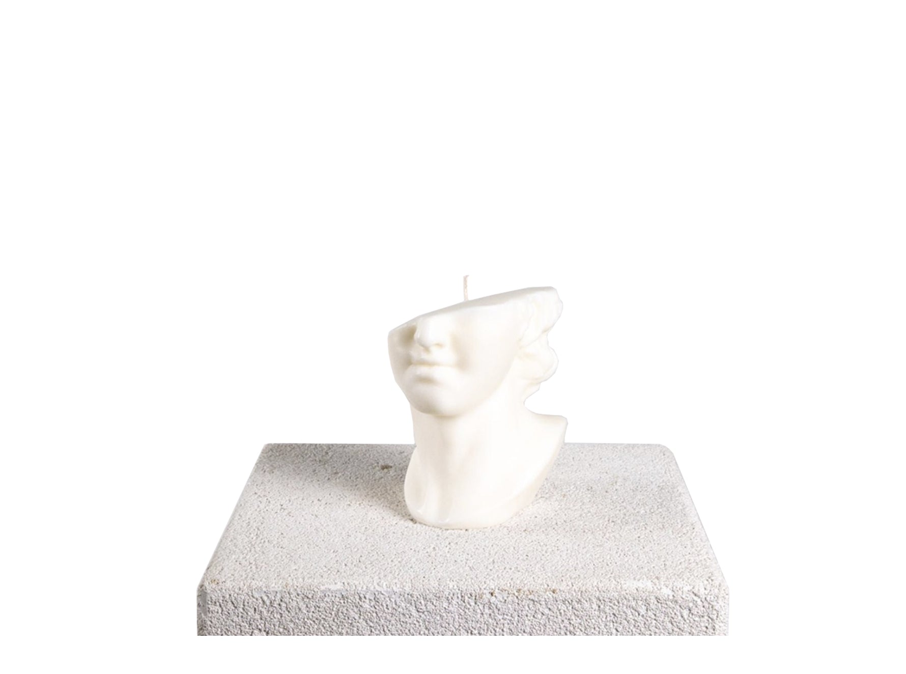 Fragmentary Colossal Bust Sculptural Soy Wax Candle