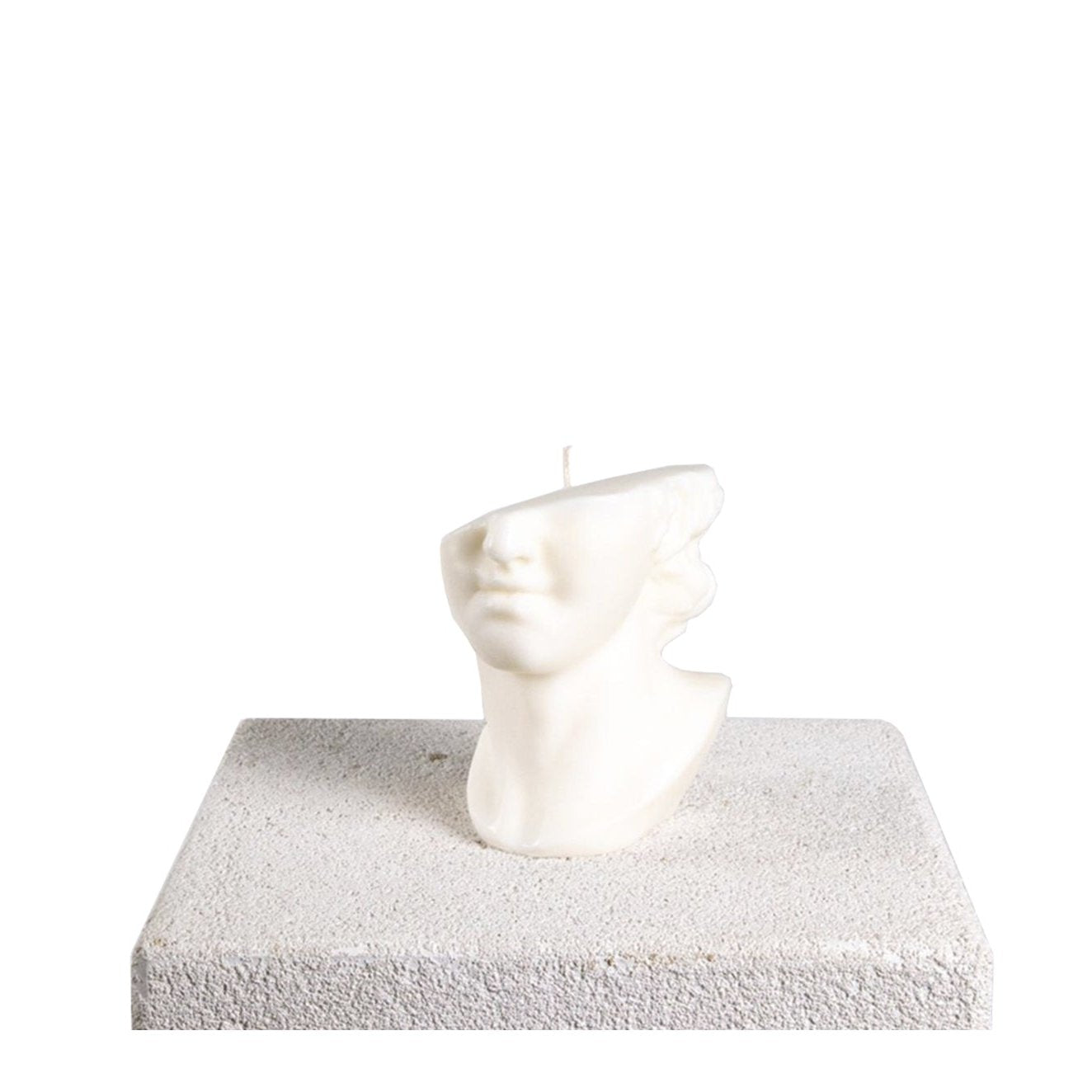 Fragmentary Colossal Bust Sculptural Soy Wax Candle