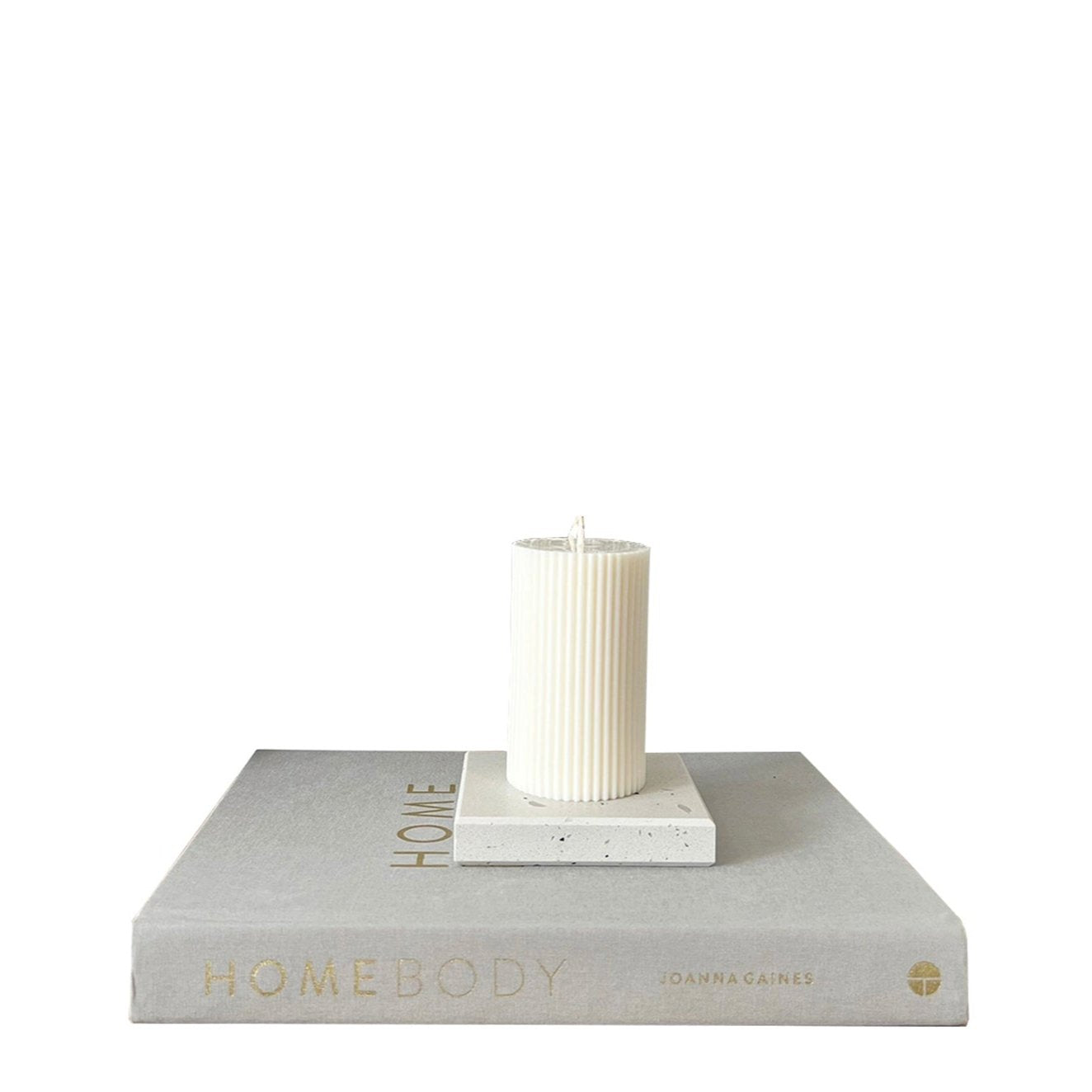 Frozen Terra™ Quartz Square Candle Tray | Aureliia Collection