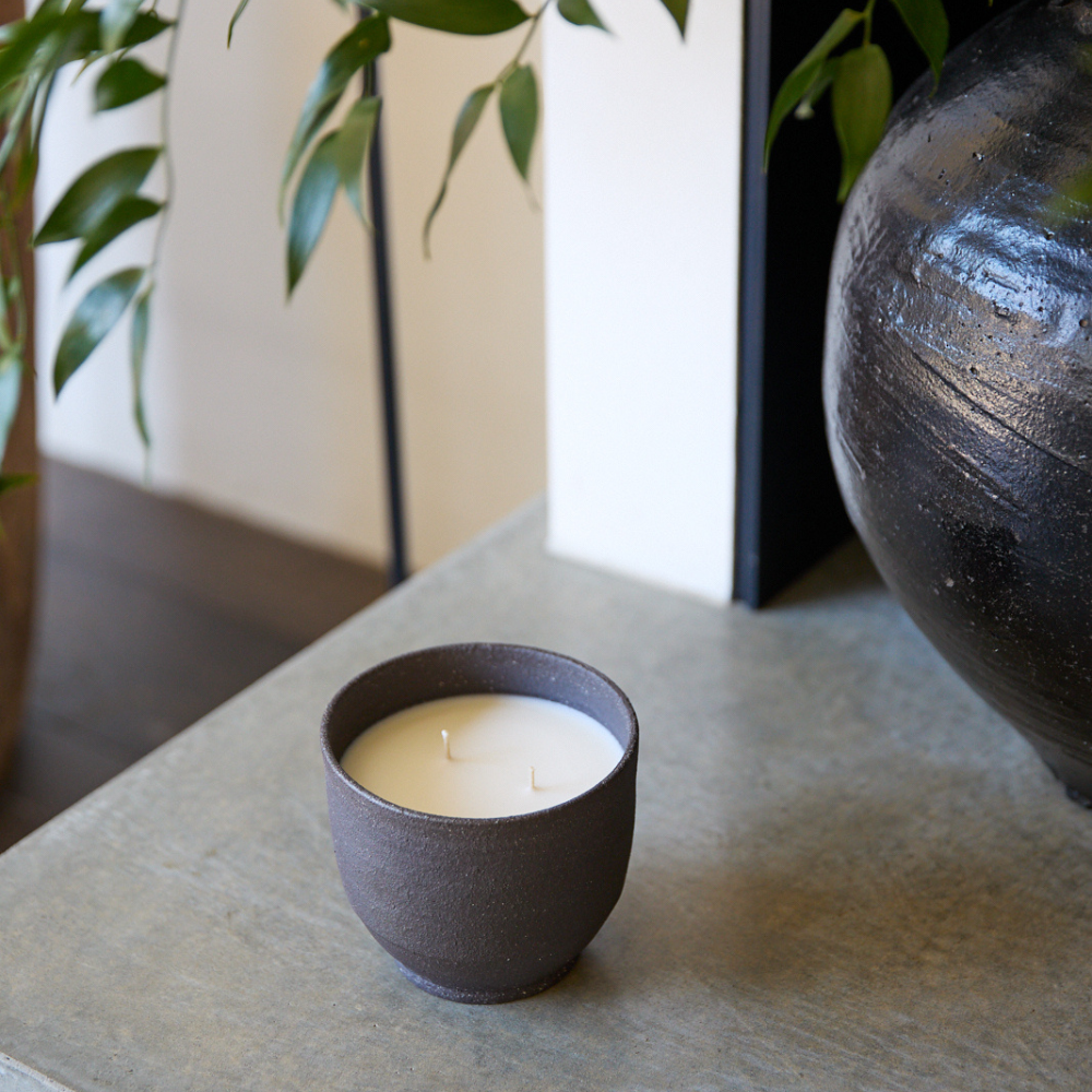 Candle in home styling interior decor