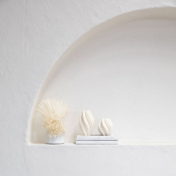 Swirl Sculptural Soy Wax Candle Collection