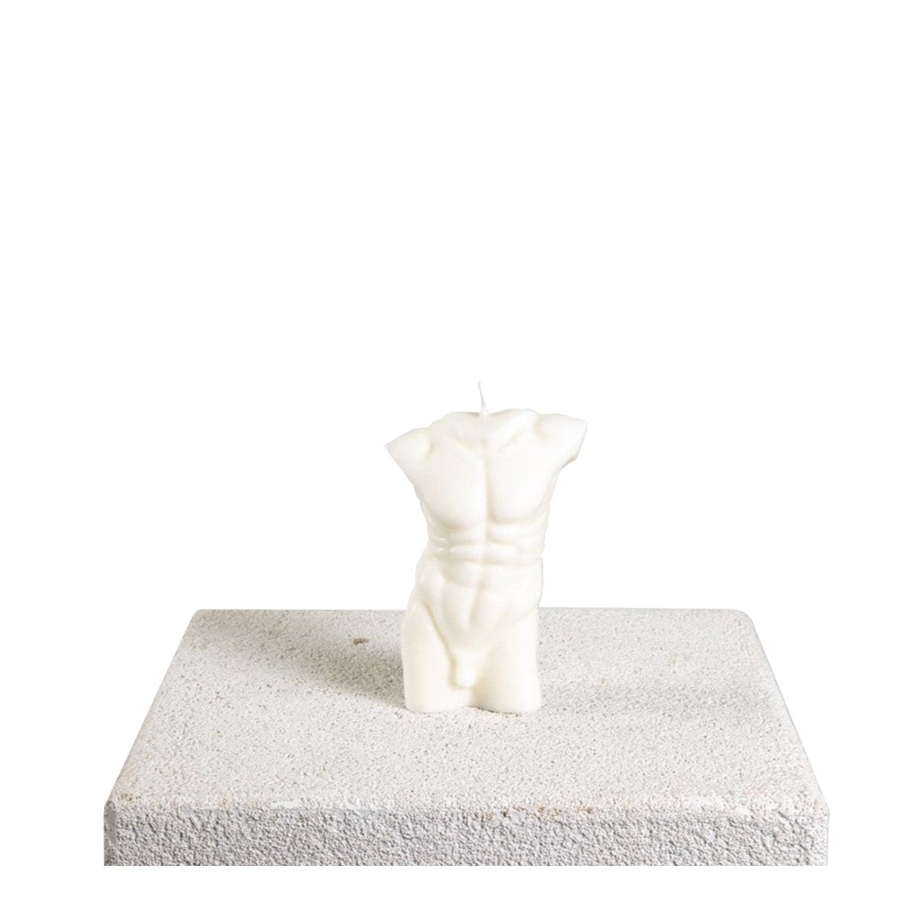 Male Torso Sculptural Soy Wax Candle