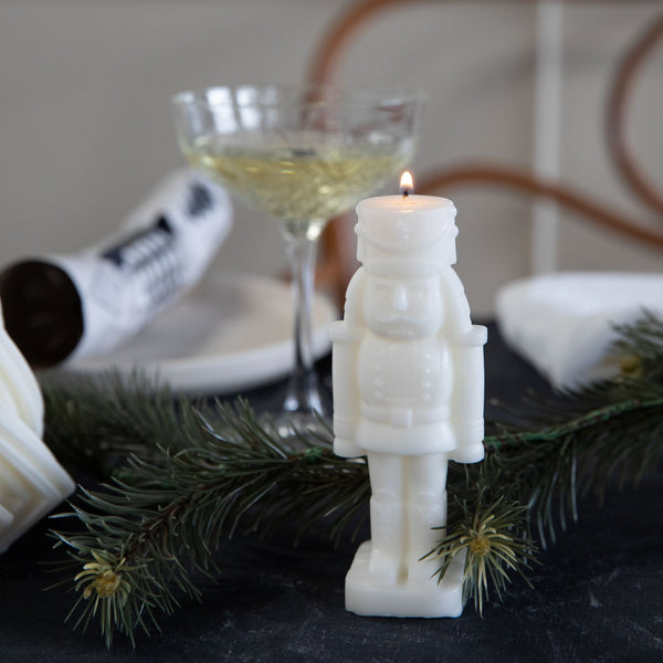Christmas Nutcracker Sculptural Soy Wax Candle