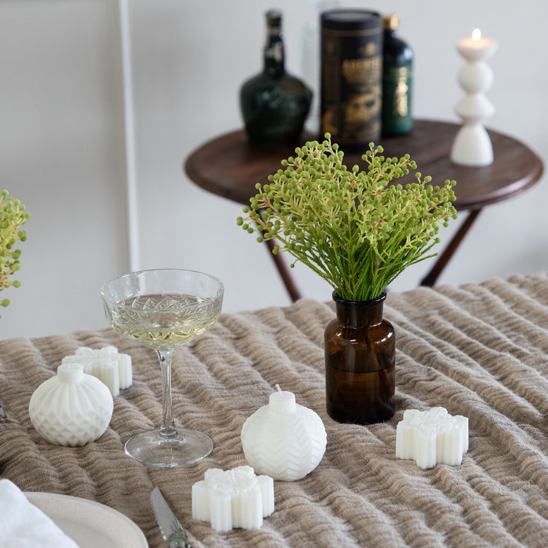 Snow Flake Sculptural Soy Wax Candle