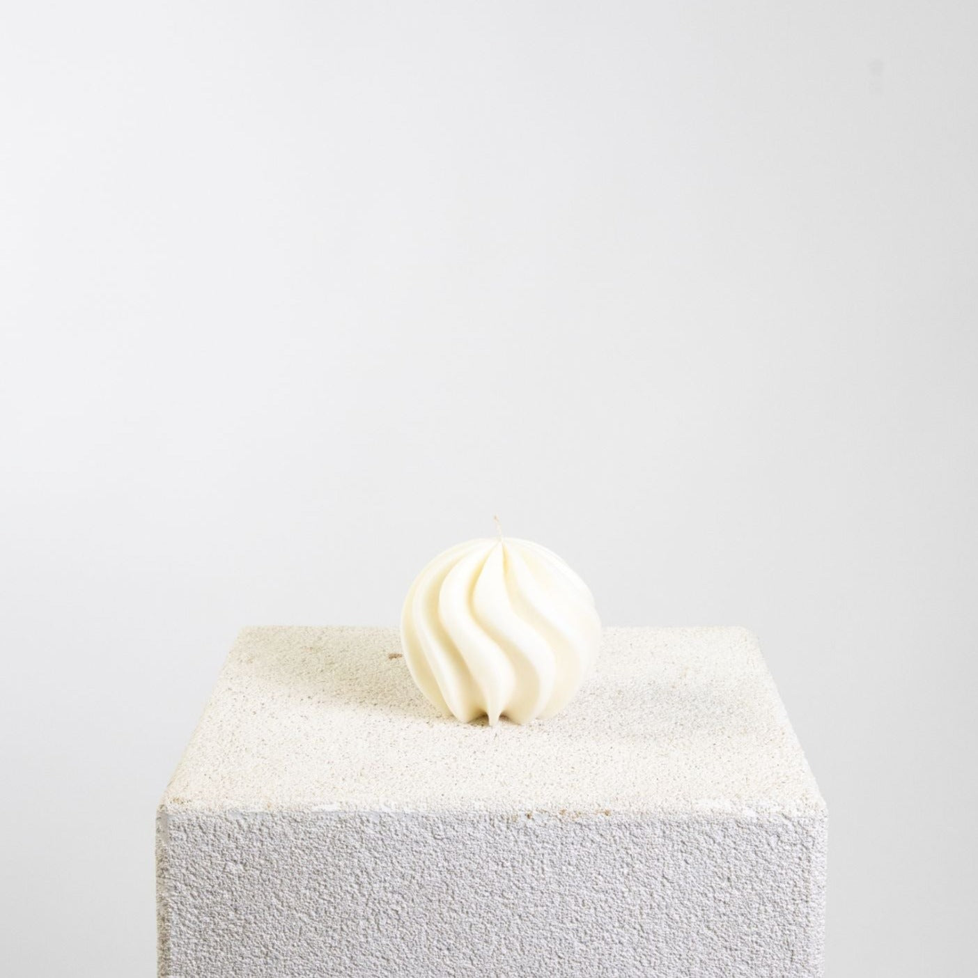 Orange Swirl Sculptural Soy Wax Candle | Candle, Decor | Studio McKenna