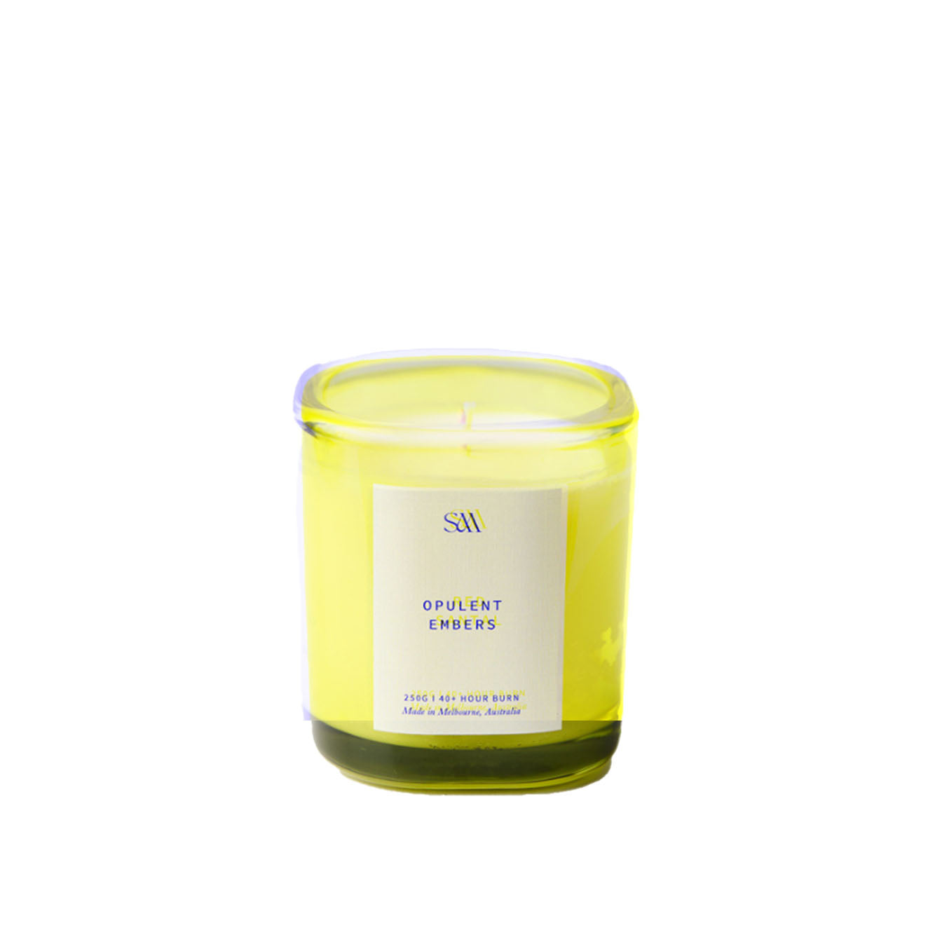 Red Santal 250g Signature Scented Candle (Light Green)