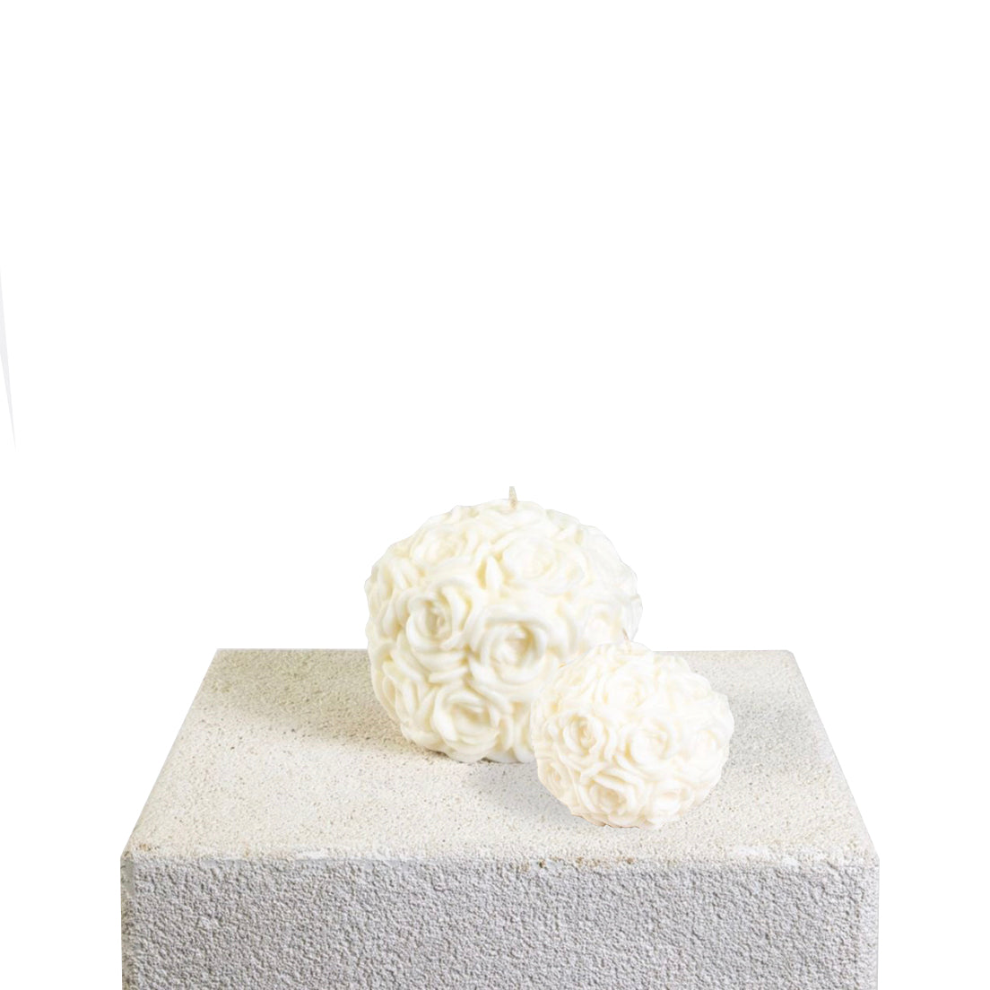 Rose Ball Sculptural Soy Wax Candle Collection