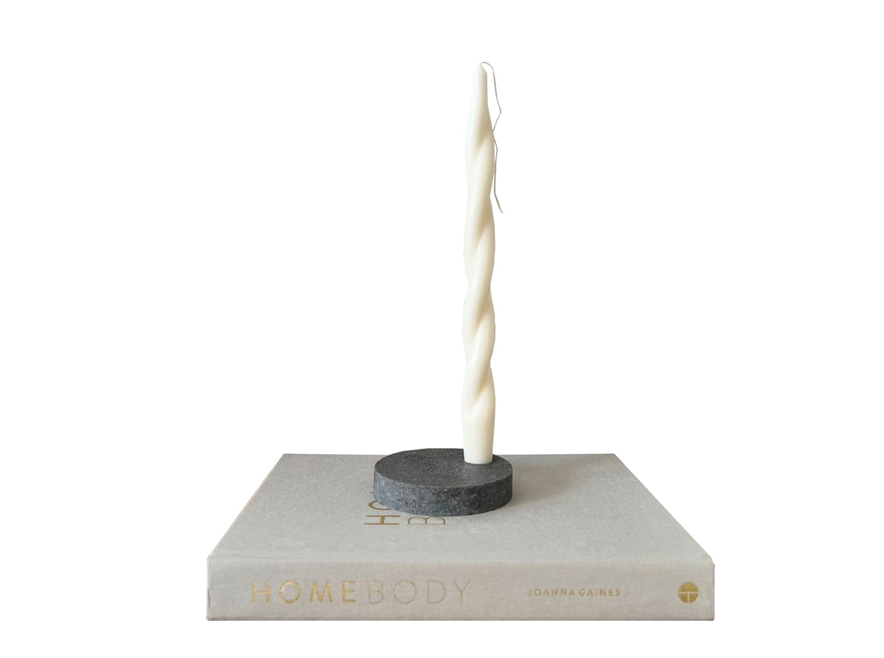 Rugged Concrete™ Quartz Round Single Candle Holder | Aureliia Collection